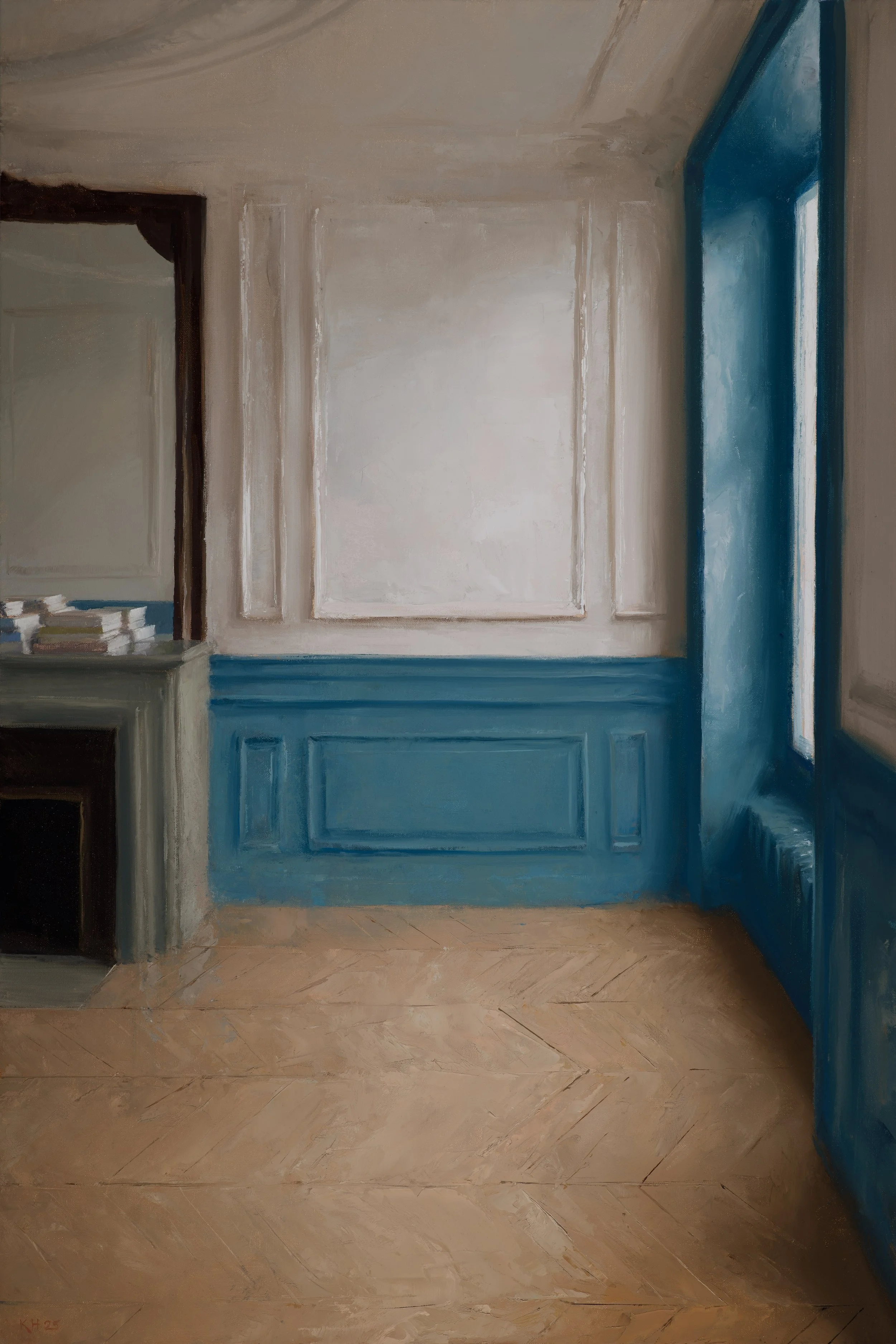 KennyHarris_2025_NewFlat,Paris_OilonCanvasonACM_61x40.5cm.jpg