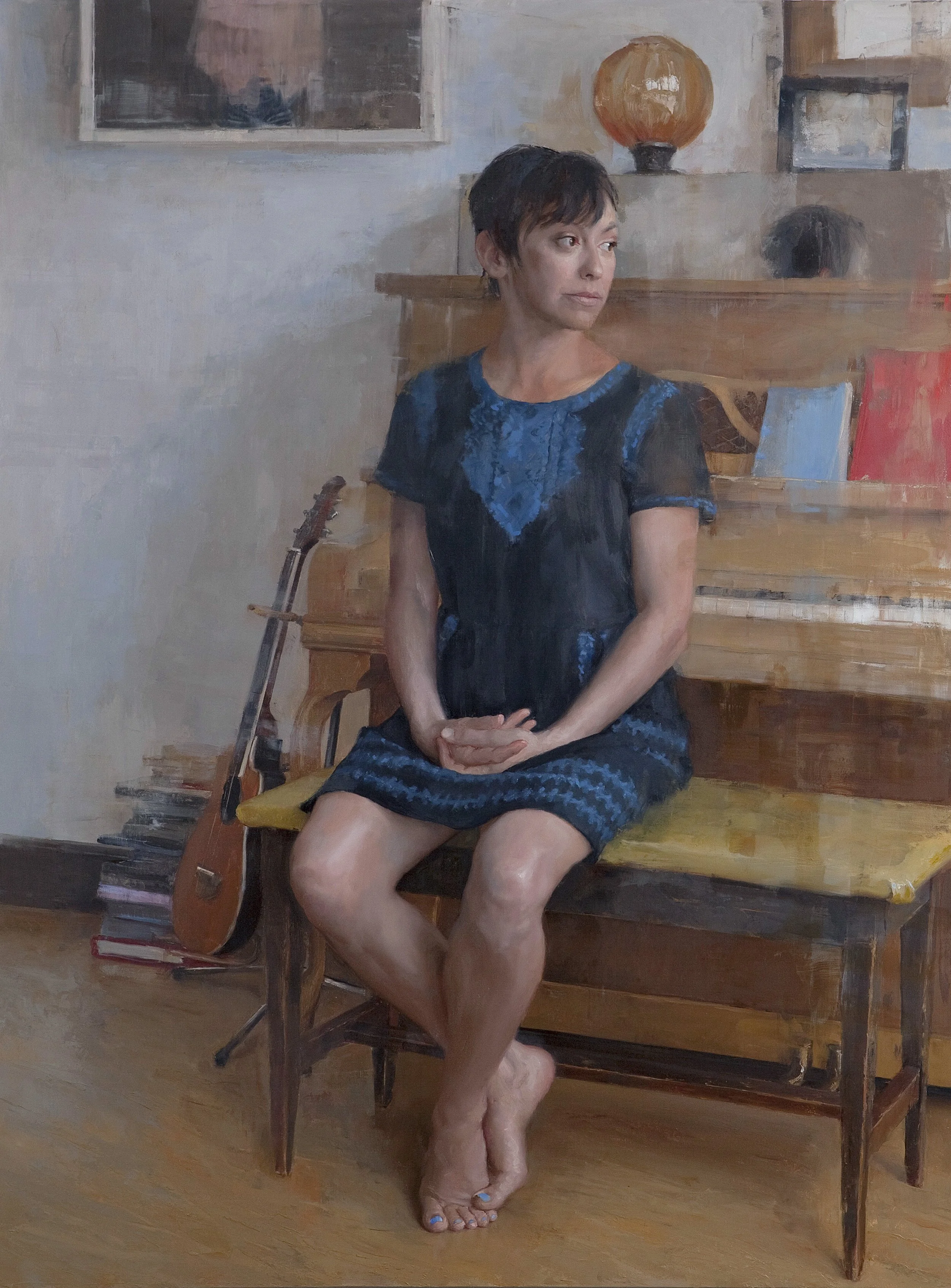 Inara, 2016, Oil on panel, 48 in. x 36 in.