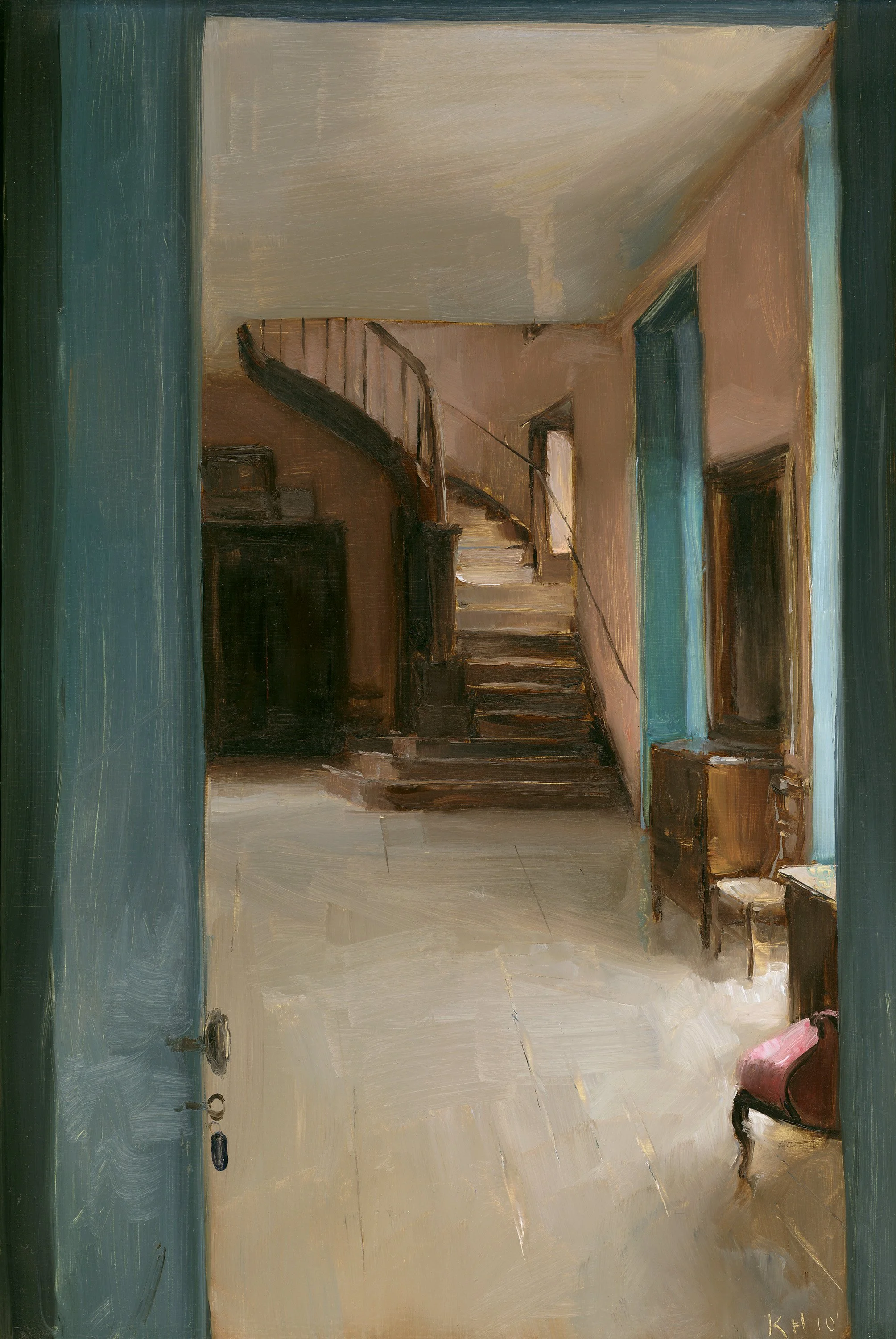 Foyer Stairs, 30x20" Oil on Panel 2010 Private Collection