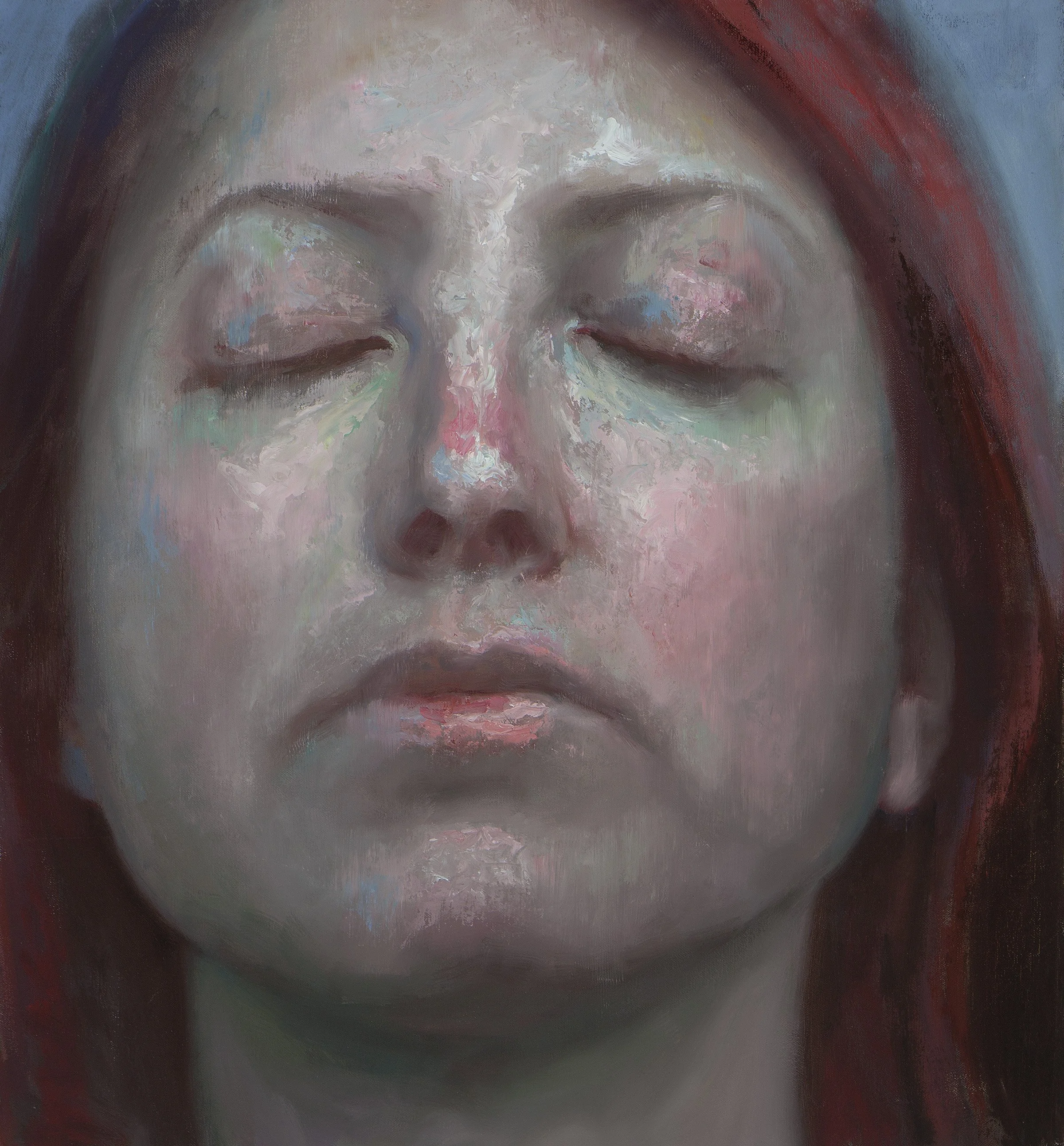 Defiant, 2016, Oil on linen, 24 in. x 22 in.