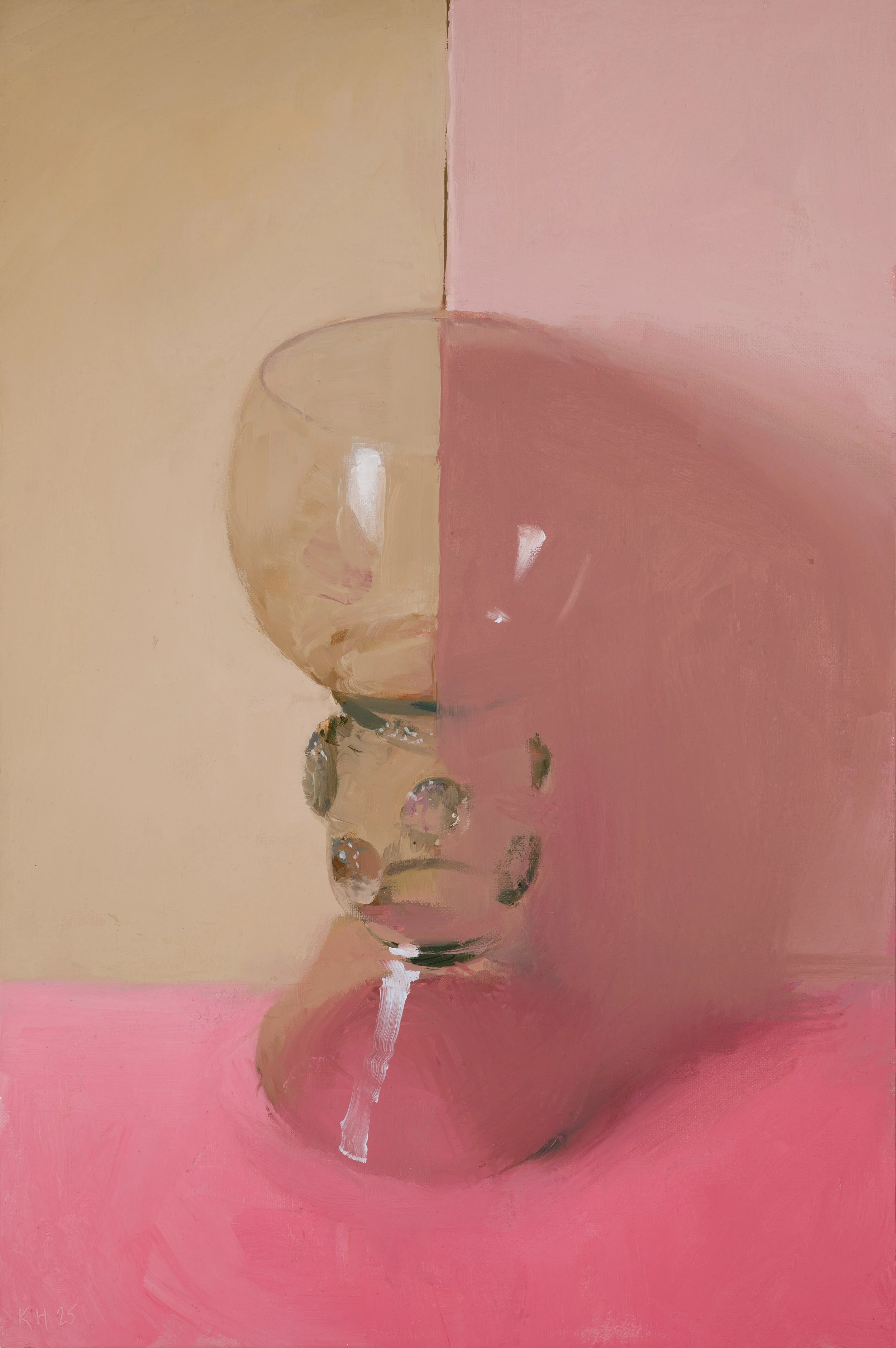KennyHarris_2025_RoemerOnPink _OilonCanvasonACM_30x20cm.jpg