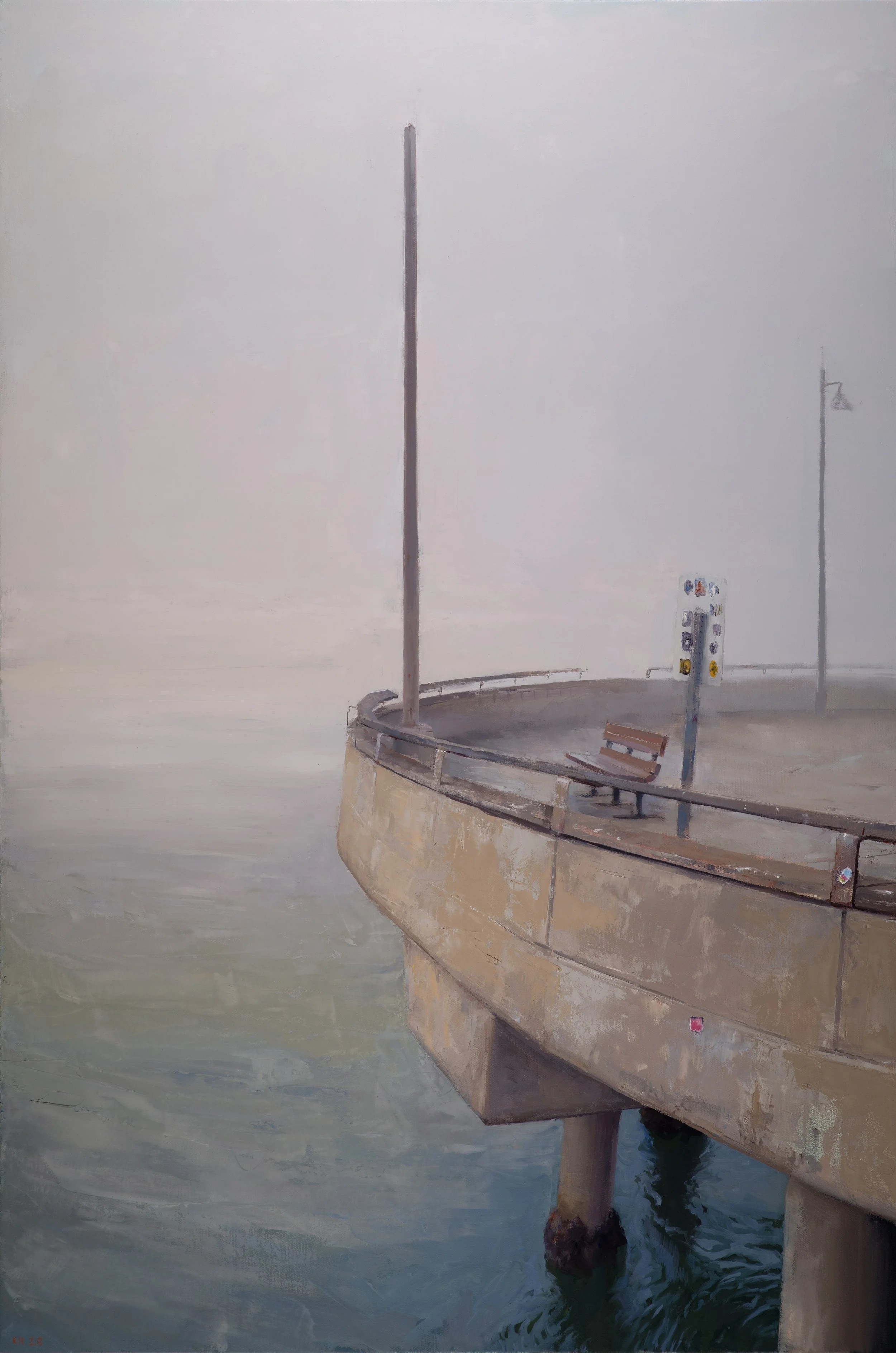 End of the Pier, Venice 36x24”.jpg