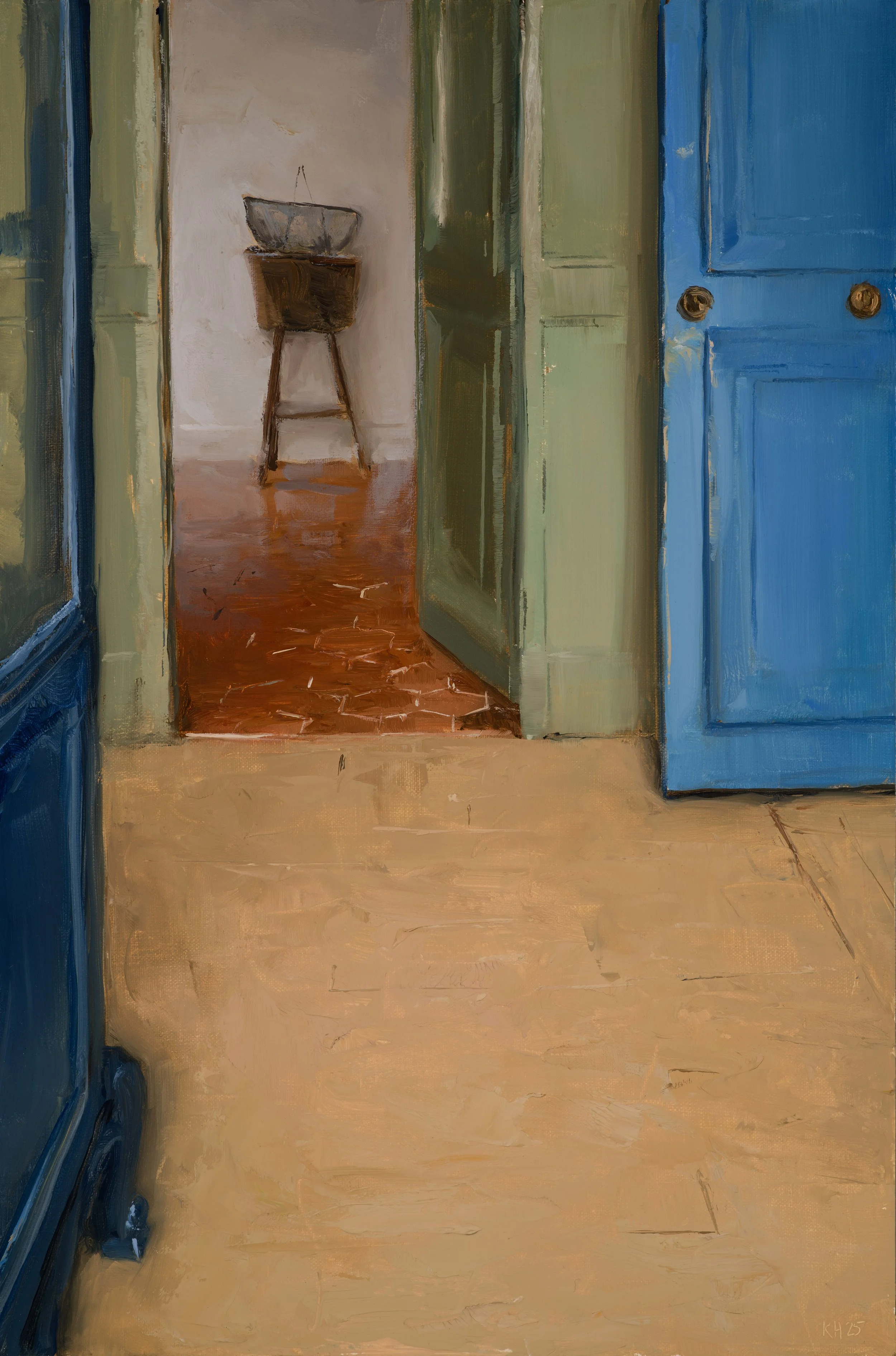 KennyHarris_2025_MerciInterior2_OilonCanvasonACM_30x20cm.jpg