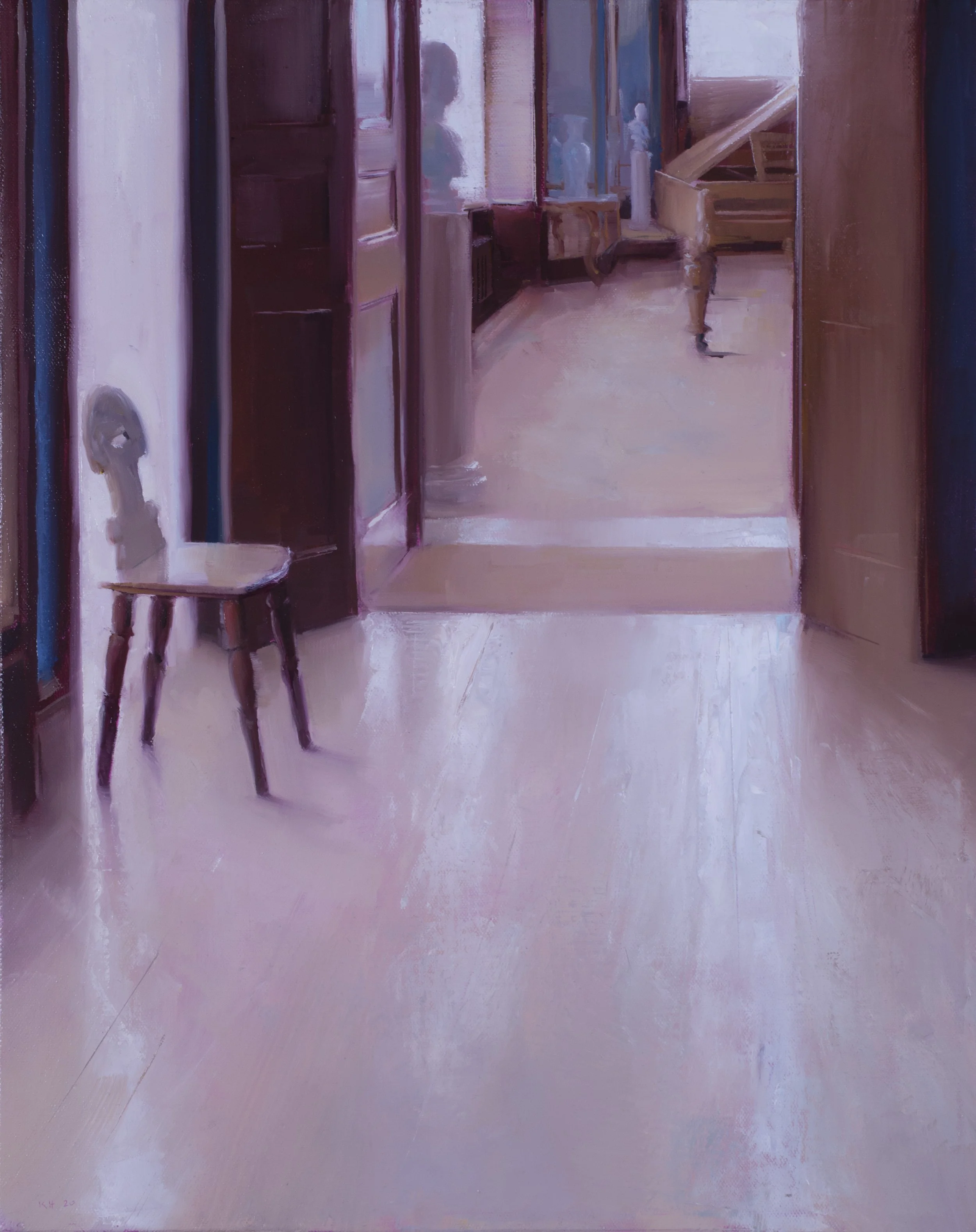 Into The Gobelins Drawing Room, Bantry House. 20x16” Oil on canvas 2020 SOLD