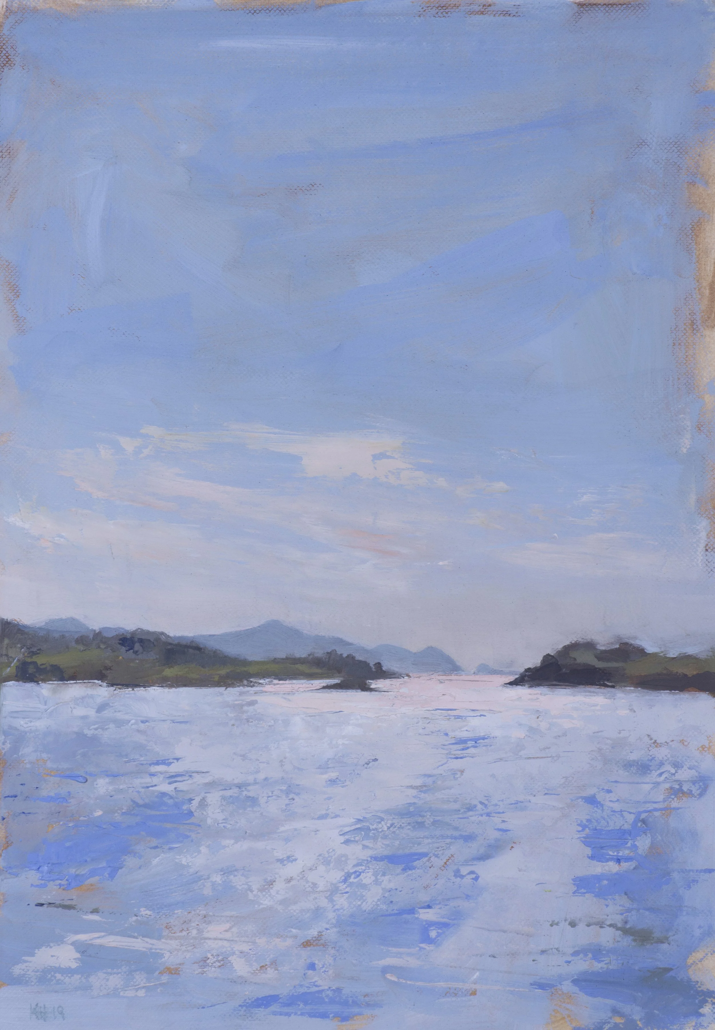 Dunmanus Bay, Cork  12x8”  Oil on canvas on board  2019 SOLD