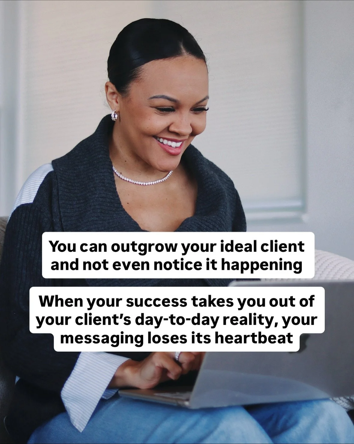 Comment GUIDE below if you want the ethical sales system I teach my clients to protect their standards, their results, and their reputation when selling high ticket offers.

&mdash;

Here&rsquo;s the shift that happens once you&rsquo;re living the re