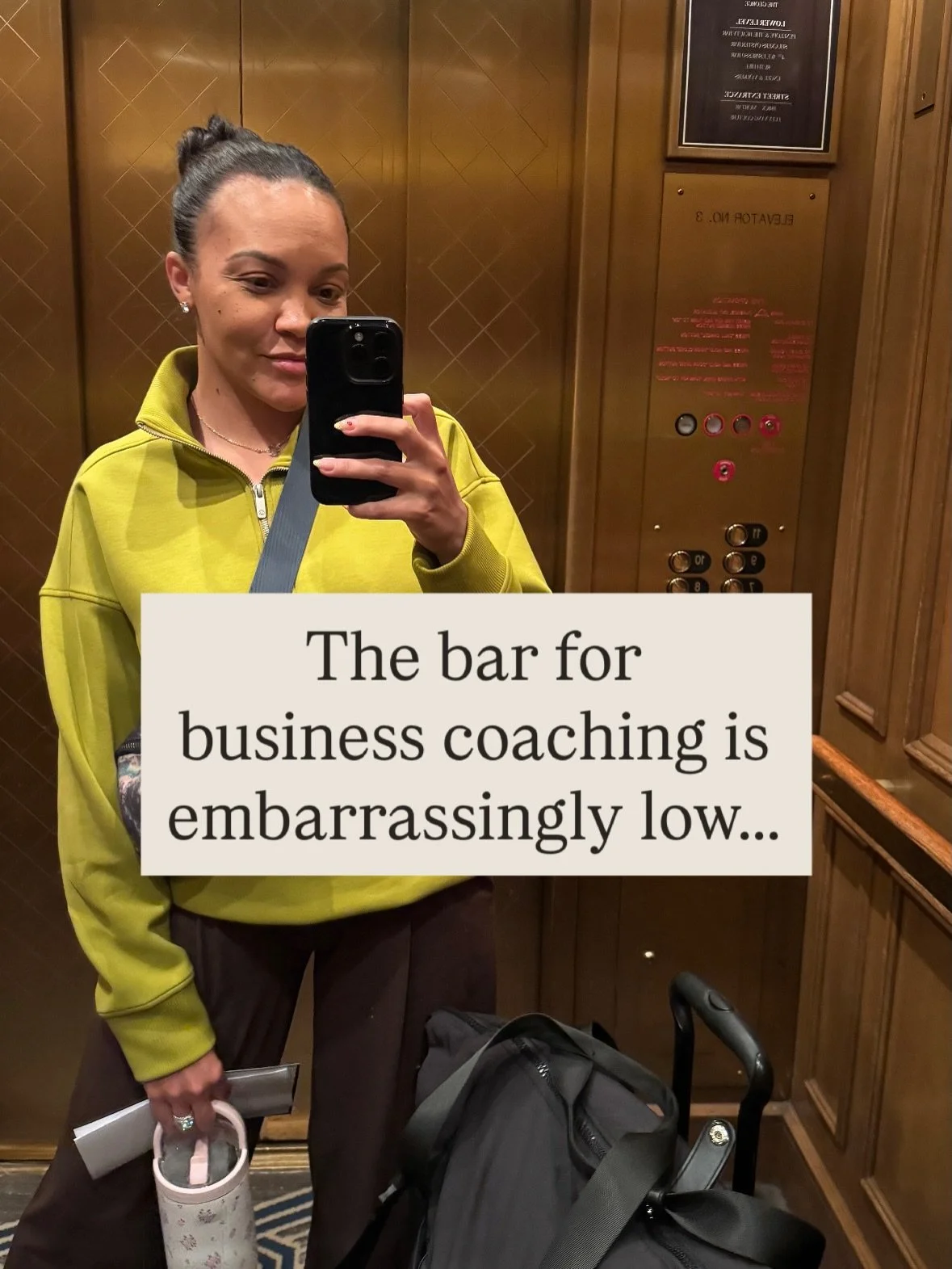 The bar for business coaching is embarrassingly low.

Most coaches will never read your emails.
Never watch your content.
Never show up to your webinar.
Never listen to your podcast or recordings of your sales calls. 

Never see you &ldquo;on the cou