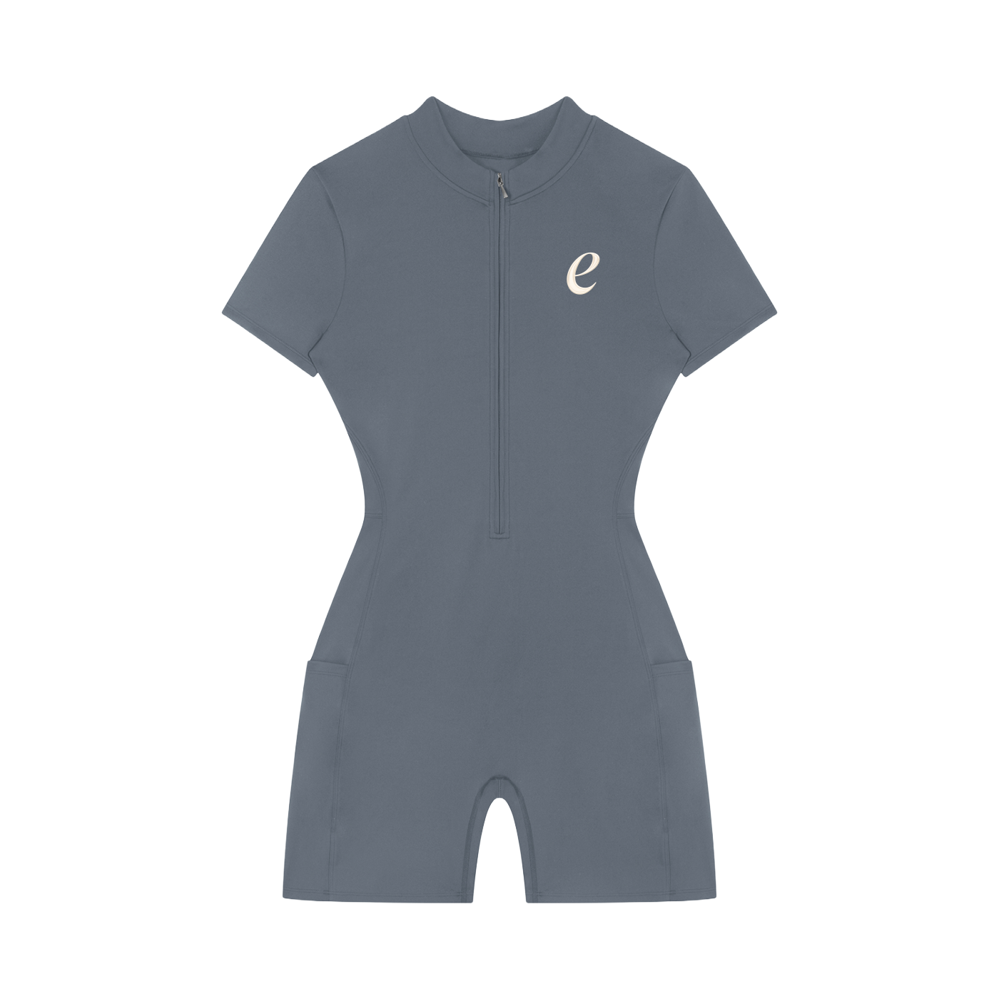 E4ESTO Women's Quarter-Zip Romper