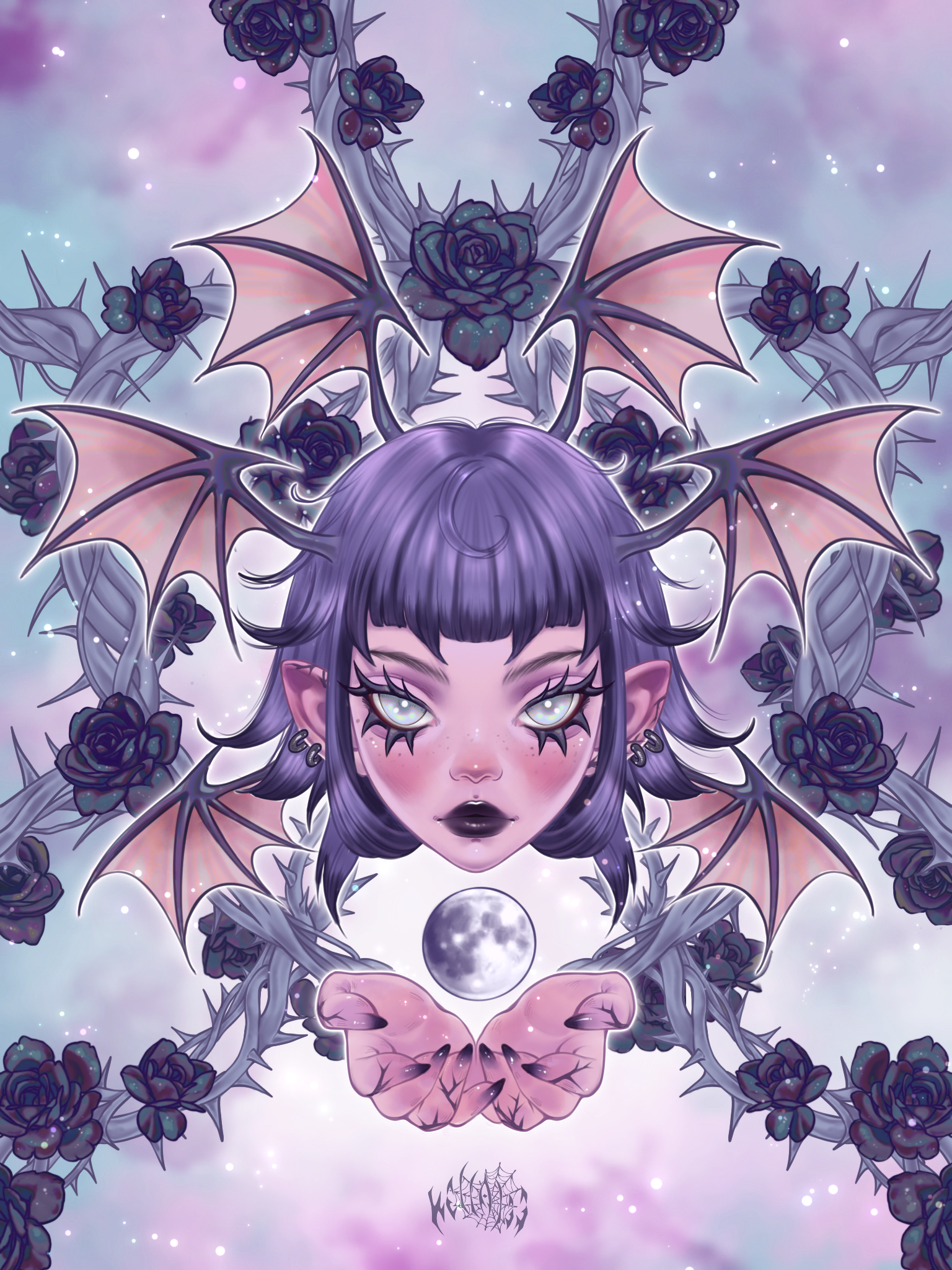 Luna 8.5" x 11" Print