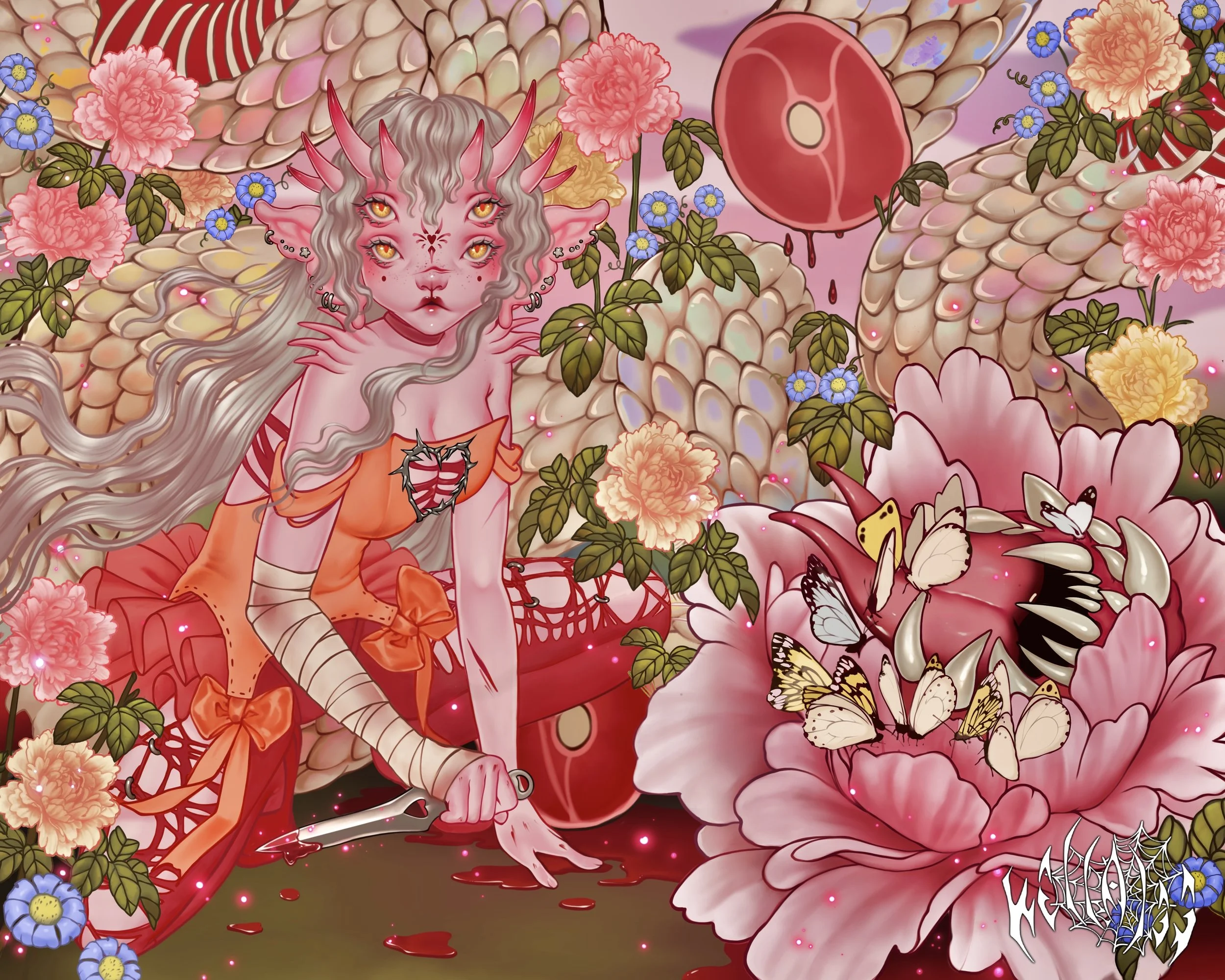 Serpent's Lament 8.5" x 11" Print