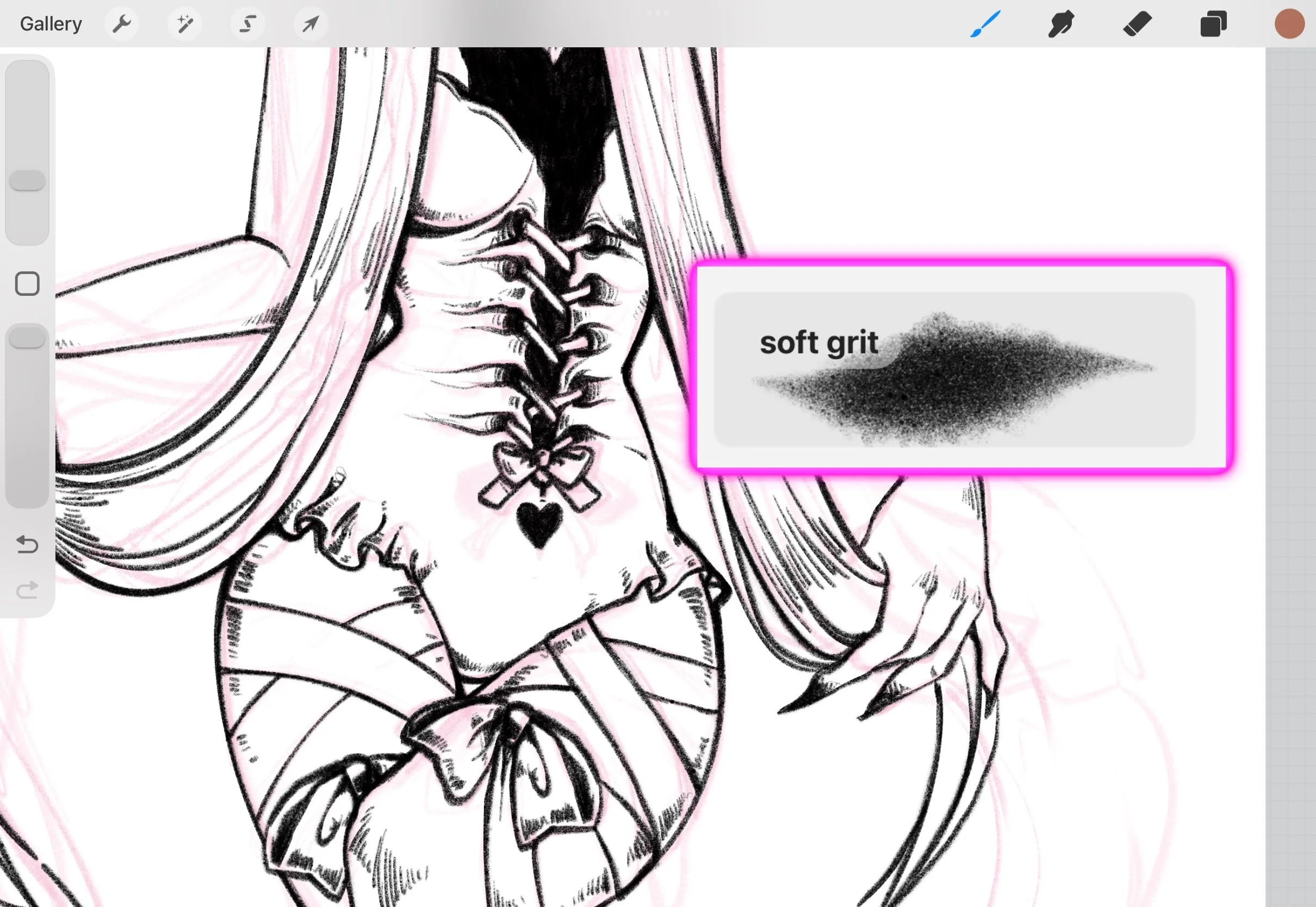 Soft Grit Procreate Brush