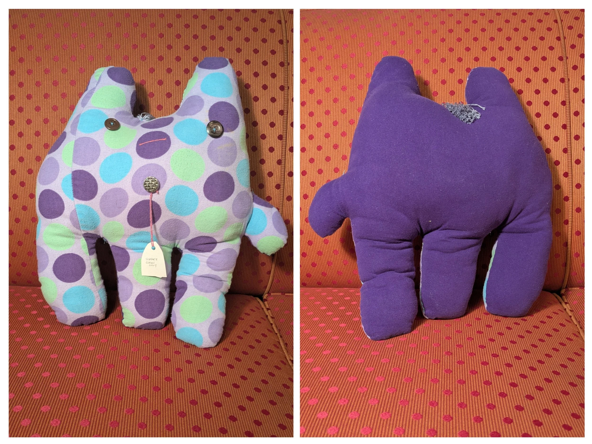 Monster Plushie - #107 Purple Dottie