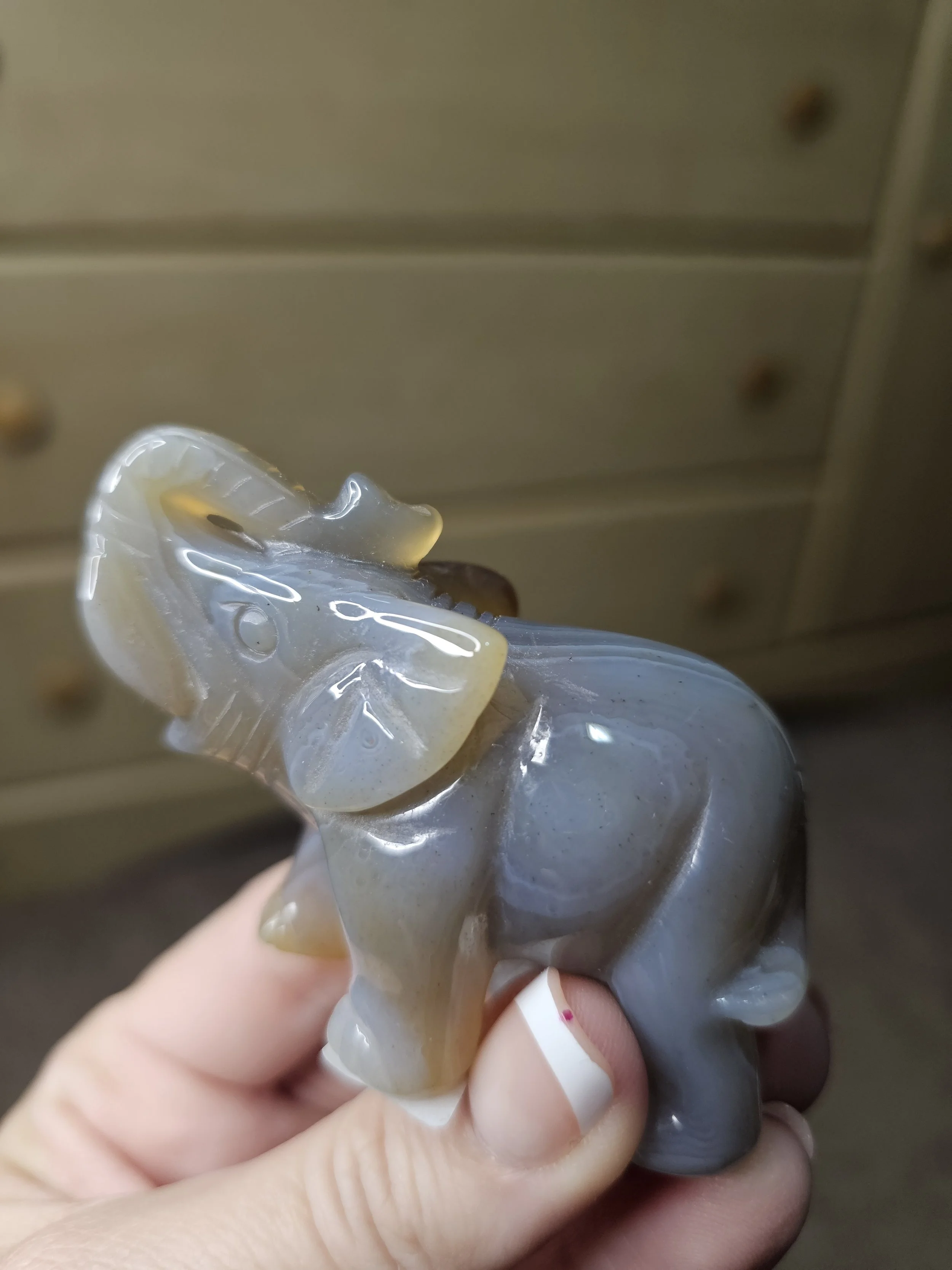 Agate Elephant #2- $18.jpg