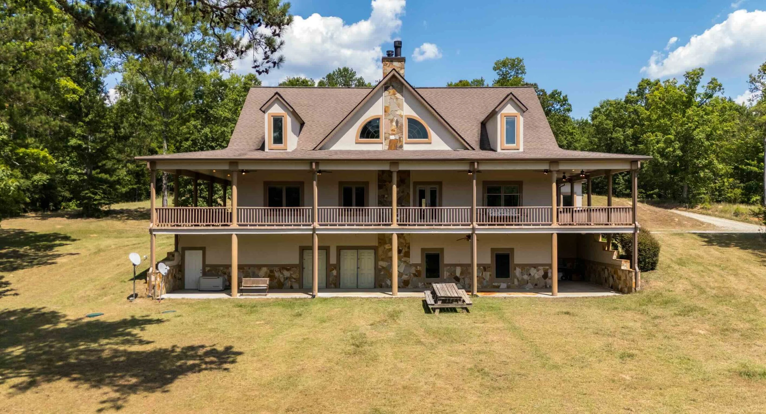 Private Lake Estate on 56 Acres in Forsyth, GA with Multi-Gen Layout & Bonus Unit