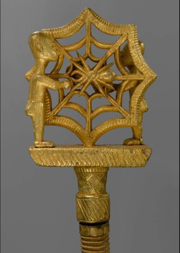 Gold covered staff held by Akan linguist court official - Unknown author - The Metropolitan Museum of Art, New York