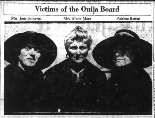 Dubbed the "Ouijamaniacs" in local newspapers.