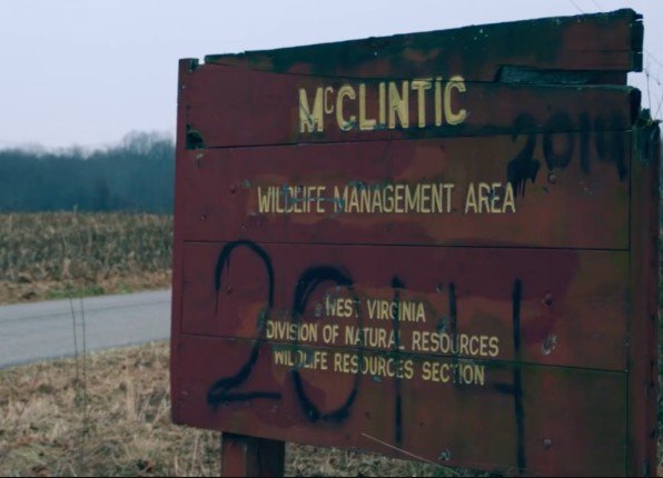 Sign in the abandoned TNT area.