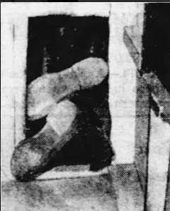 The hole that Coneys would climb into to get to the attic.