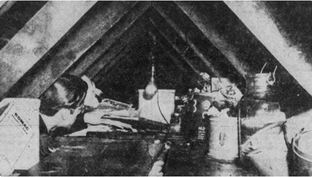 The attic where Coneys lived.