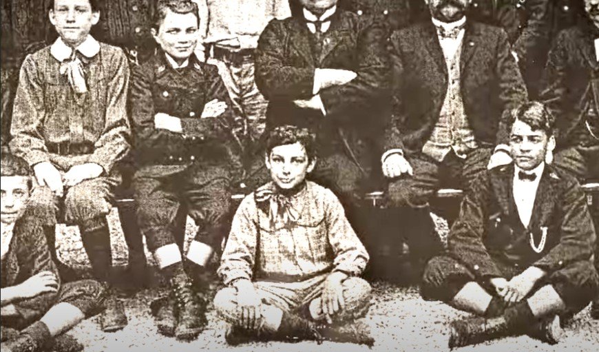 Marcel as a child in the youth homes.