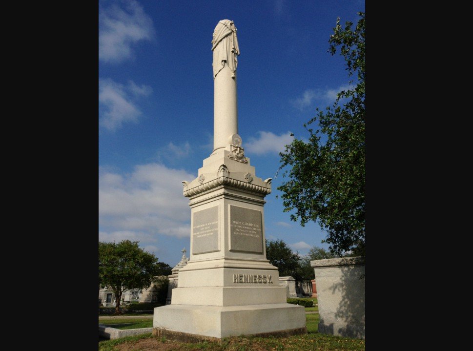 David Hennessy's tomb.