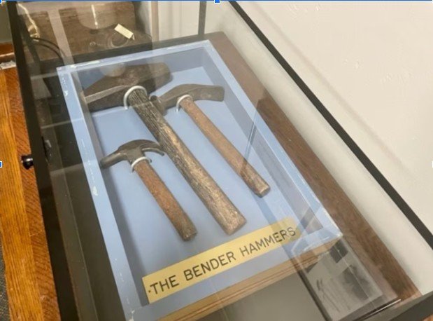 Hammers found on the property.