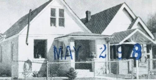 The house around the time of the incident.
