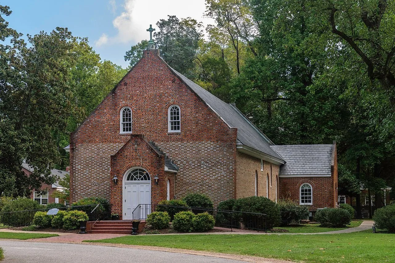 Church & Courthouse where Grace Sherwood was tried.