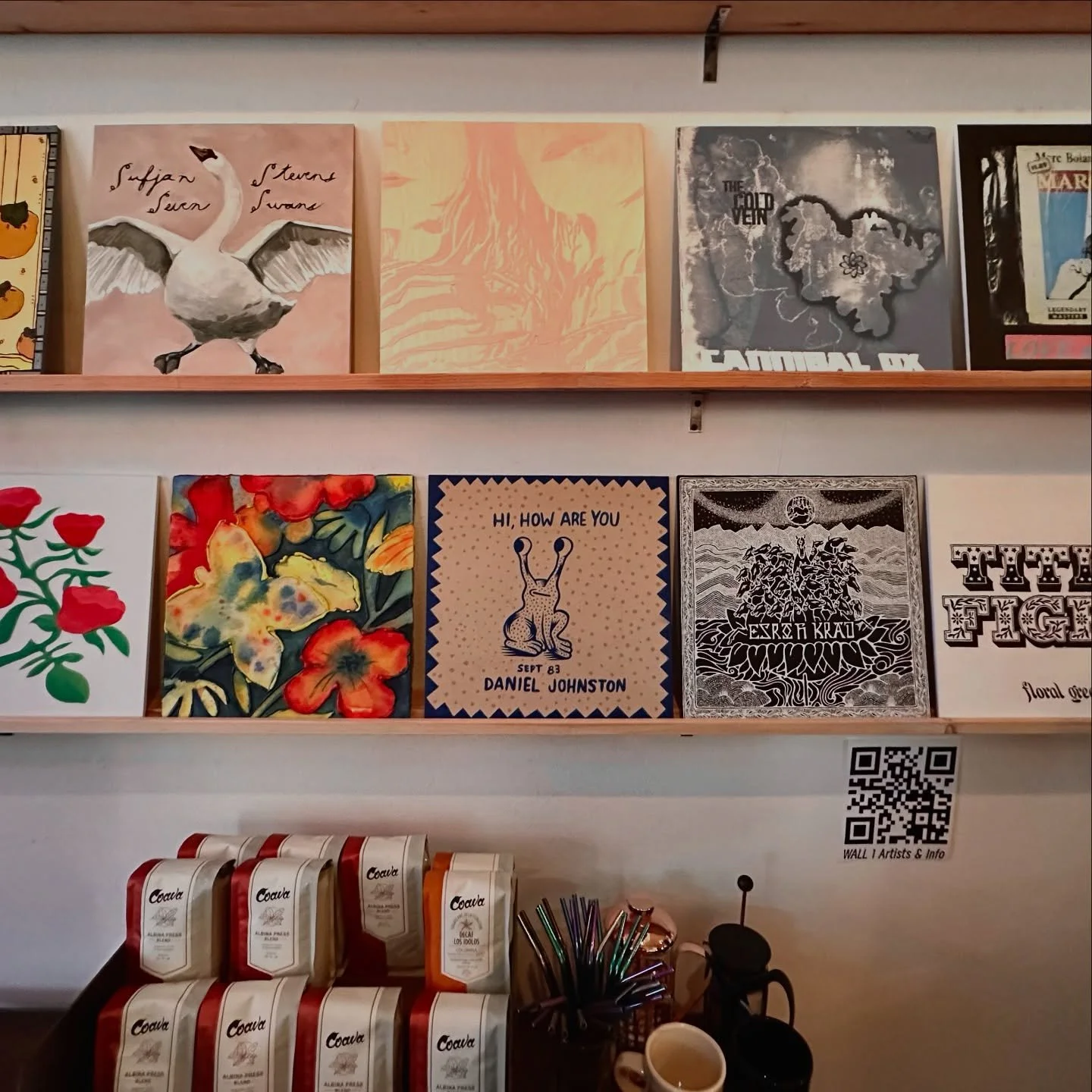 Very pleased to have taken part in the LP show alongside so many other awesome artists and their takes on album covers they love. Huge thanks to @whobobbyadams for all the work and for putting such an awesome show (and accompanying book!) together. G