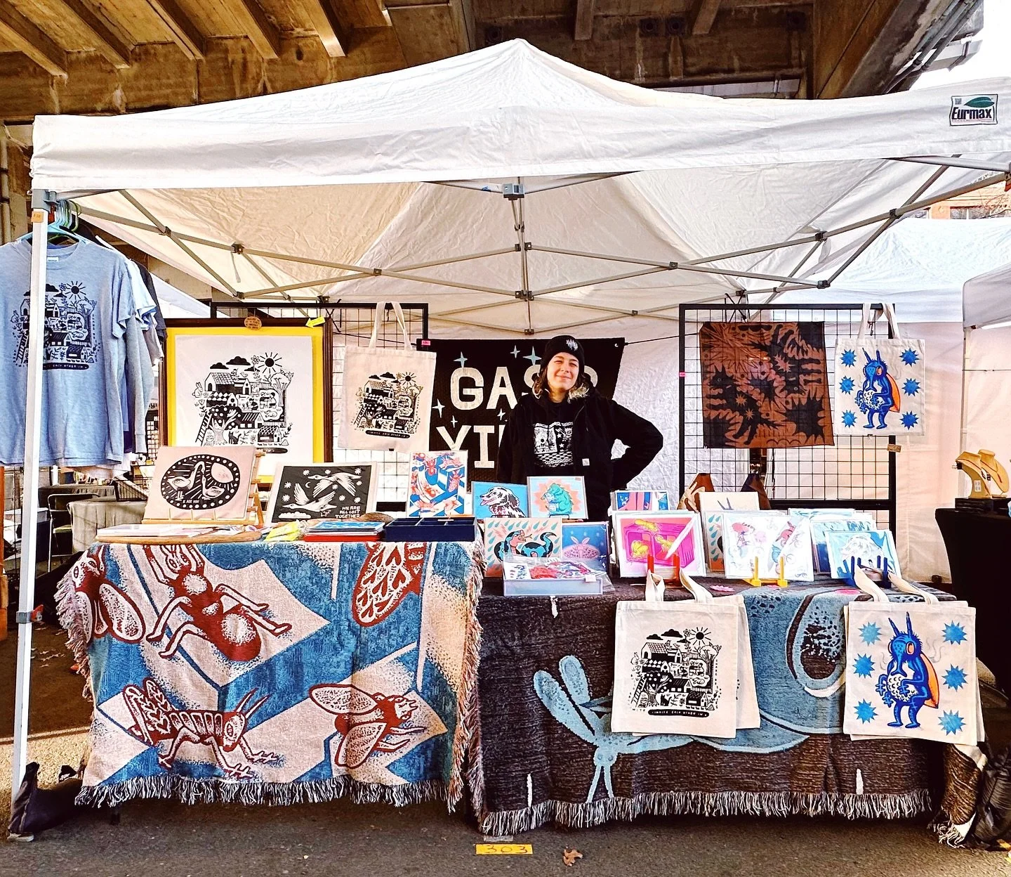 Thanks for all the support this year, and especially today on Small Business Saturday. I appreciate everyone who has hired me to paint for them, or bought some art from me so much. It&rsquo;s a good day to come visit me and all the other local makers