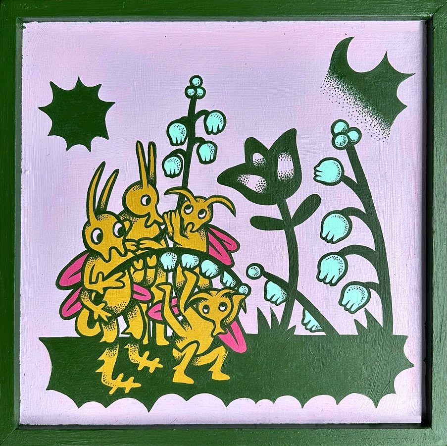 My little solo show is opening TONIGHT at @antlerpdx in Portland from 6-9pm, along with four other amazing shows! Come see my new paintings, along with a diverse array of works from other amazing artists including some of my wonderful and talented fr