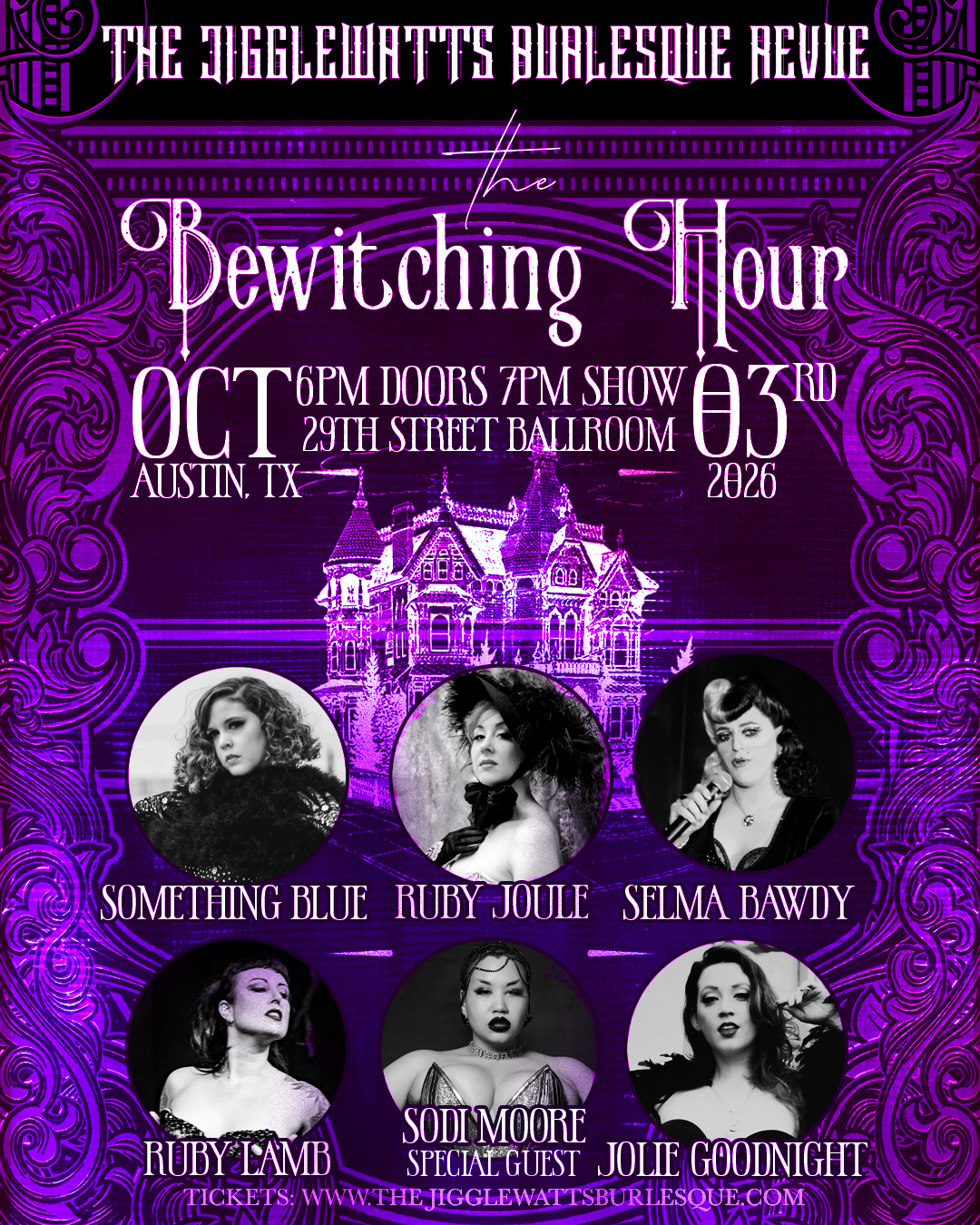 The Jigglewatts Burlesque Revue: The Bewtiching Hour