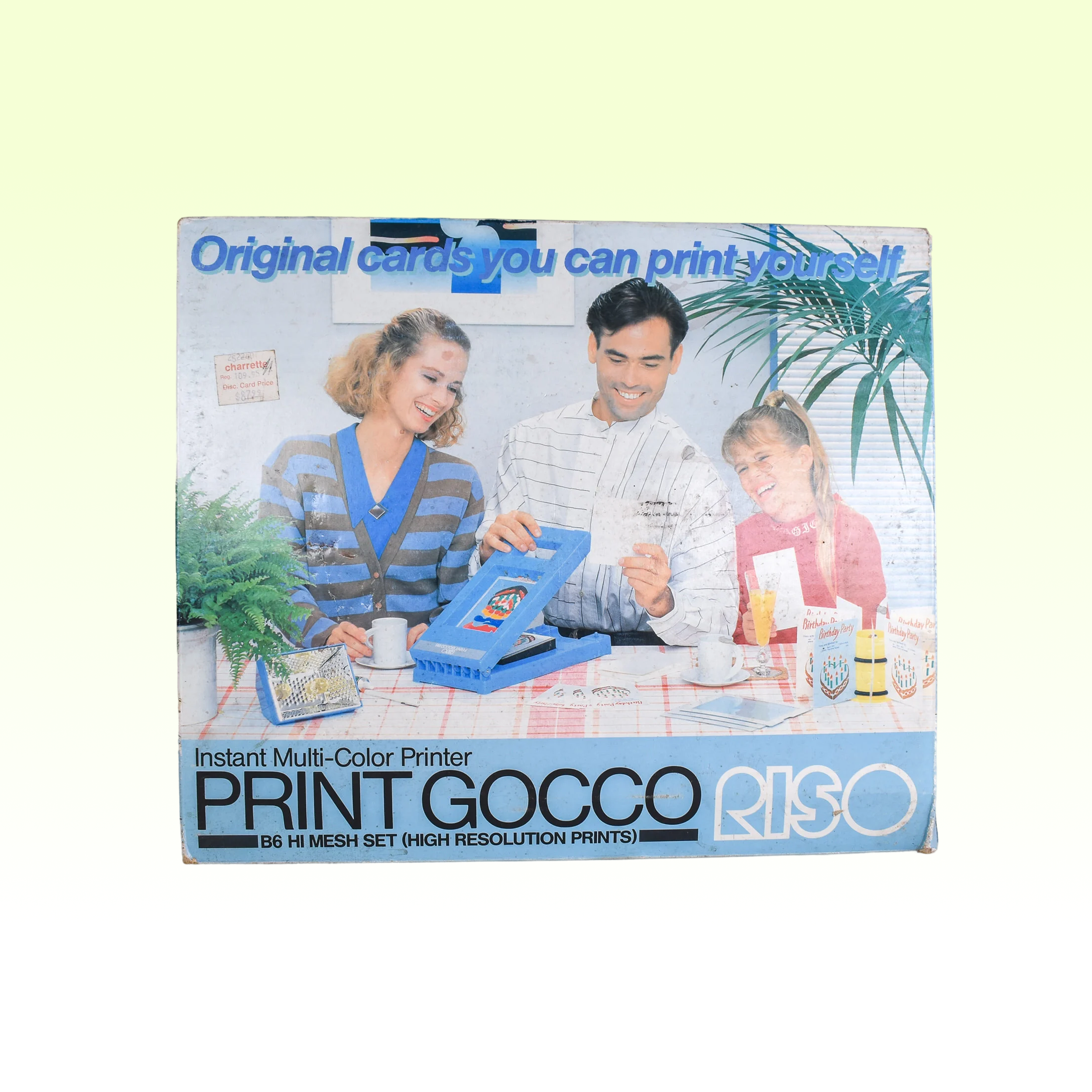Riso Print GOCCO B6 – Vintage Portable Printing Kit (1977)