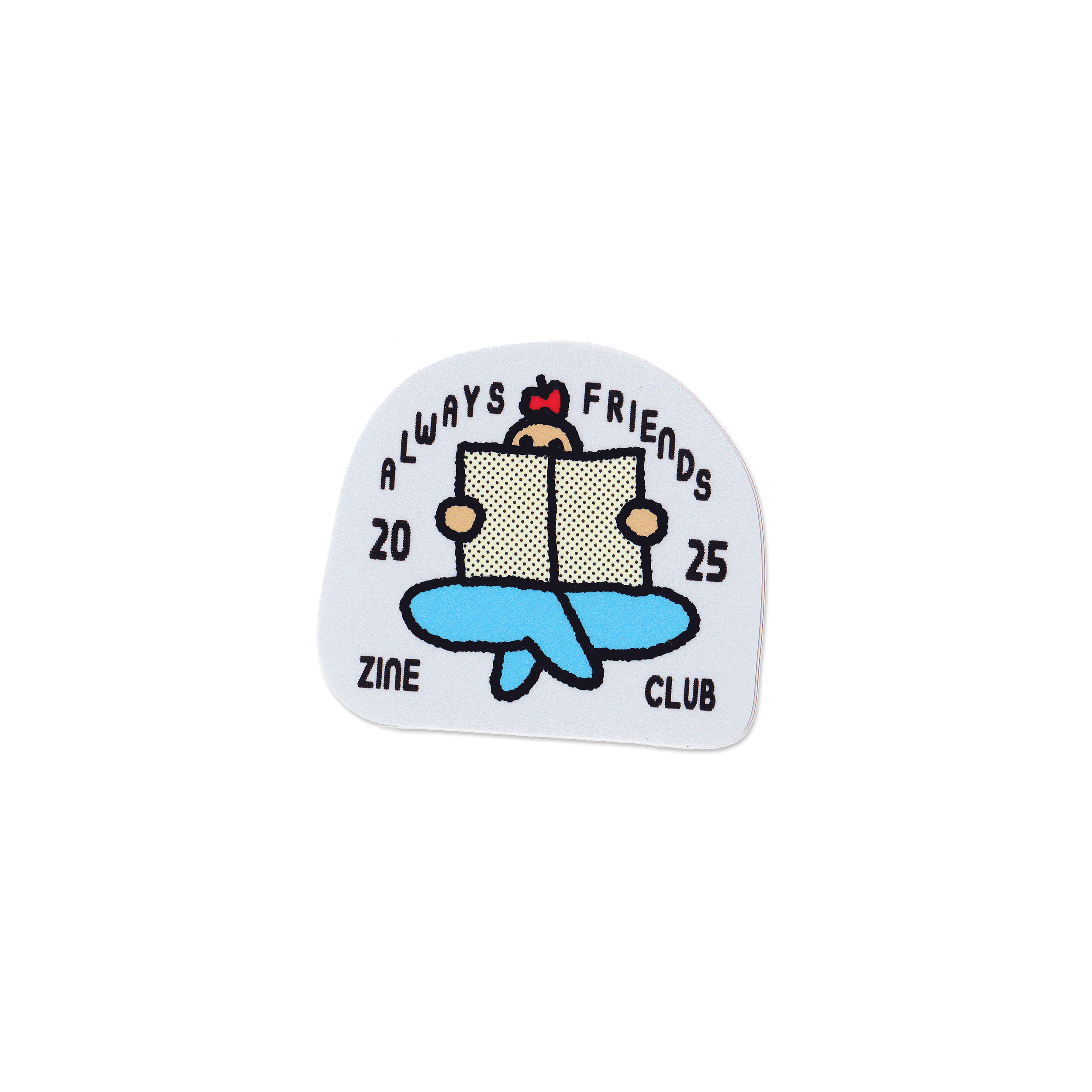 Zine Club Sticker VS001.PB-01.1000.AU
