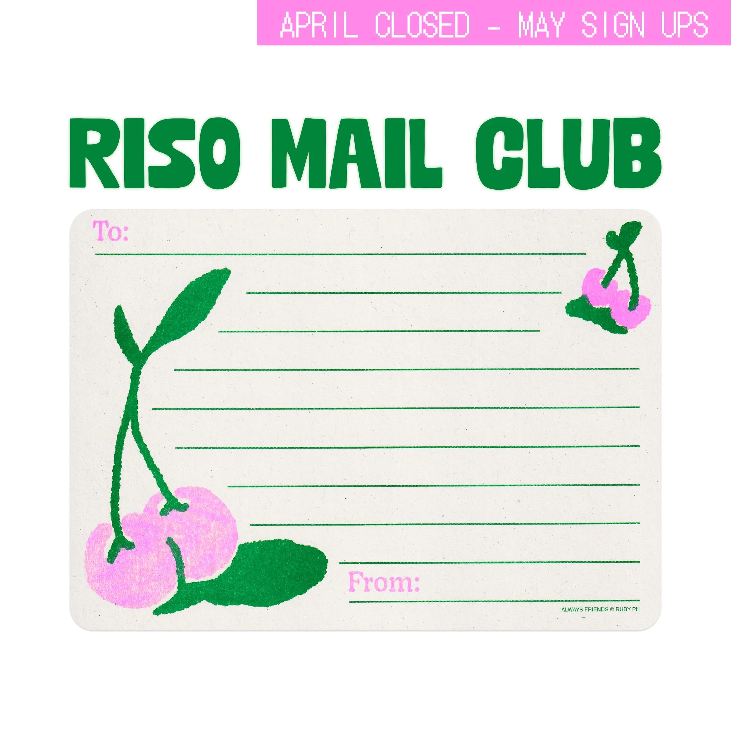Riso Mail Club Subscription [MAY]