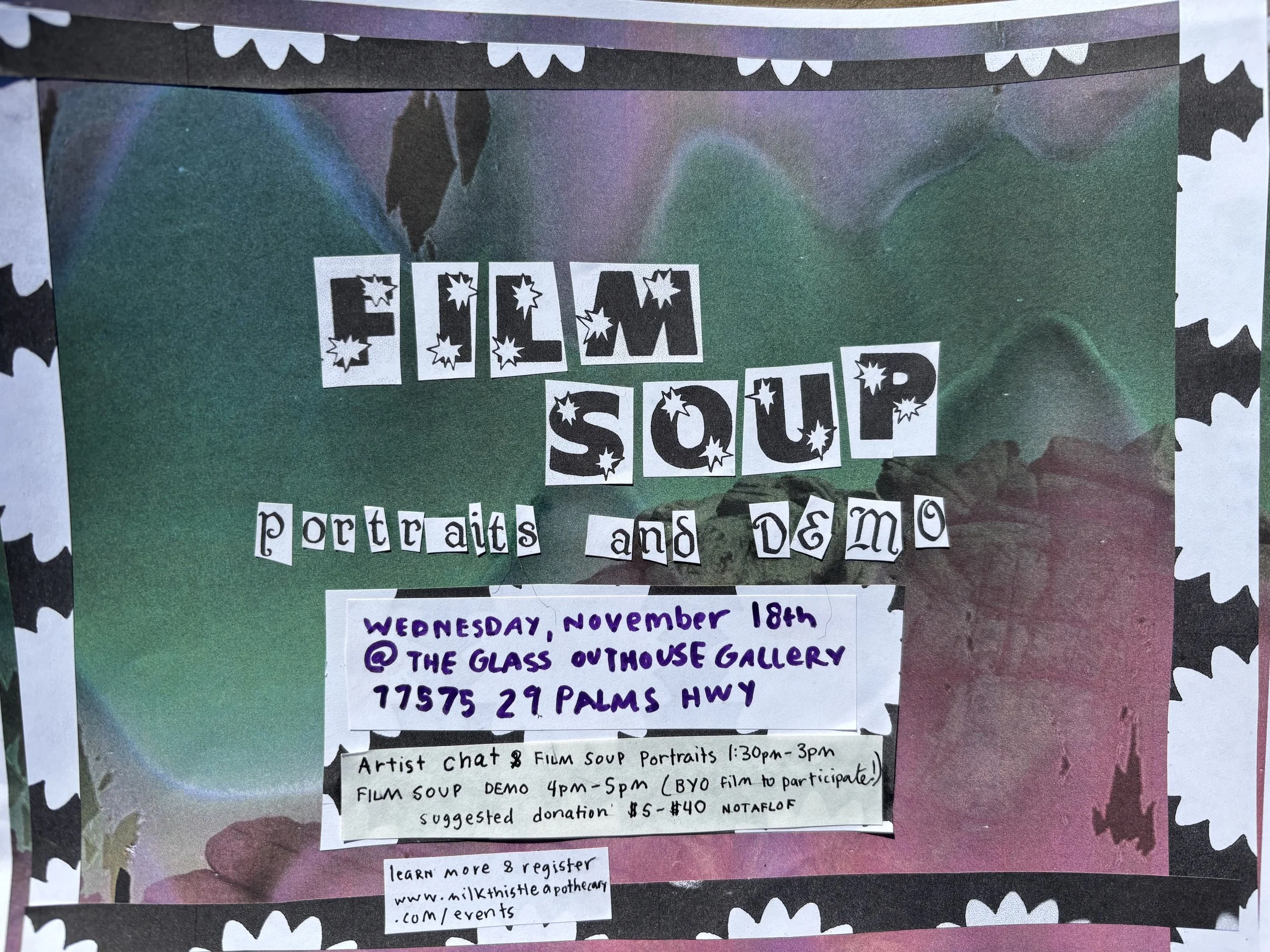 Film Soup Demo & Portriats