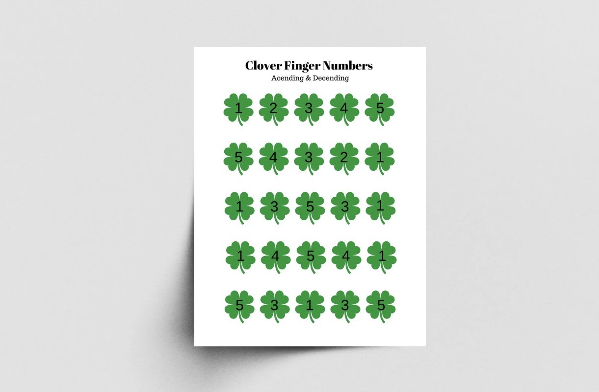 Clover Finger Numbers