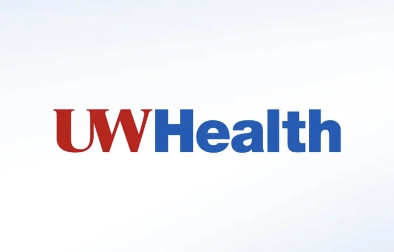UW Health logo with 'UW' in red and 'Health' in blue on a white background.