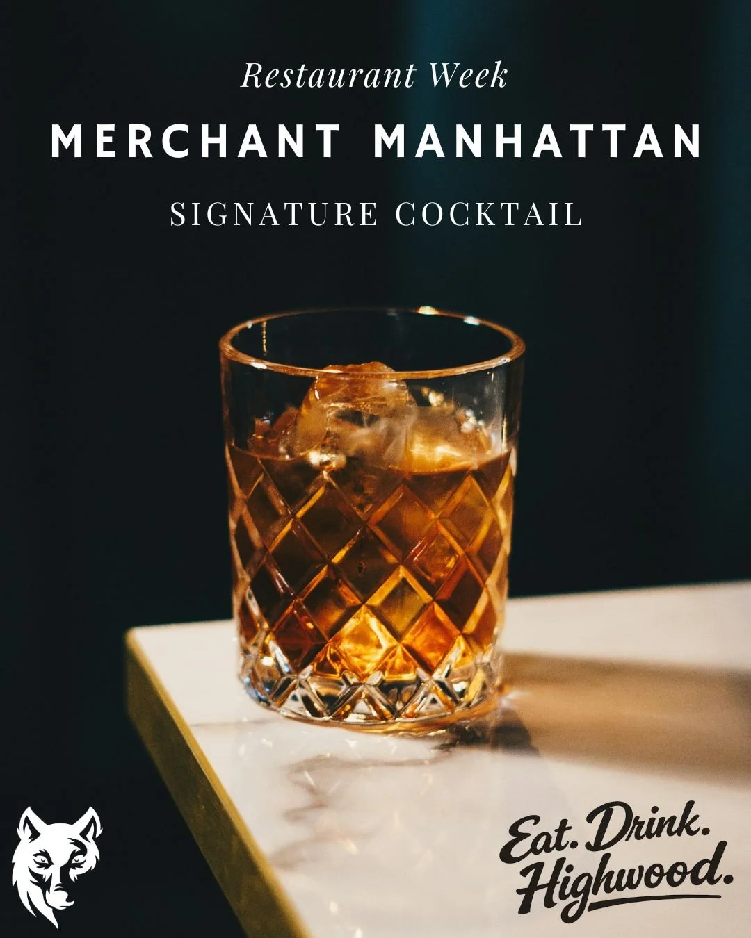 Our Signature Cocktail: The Merchant Manhattan
