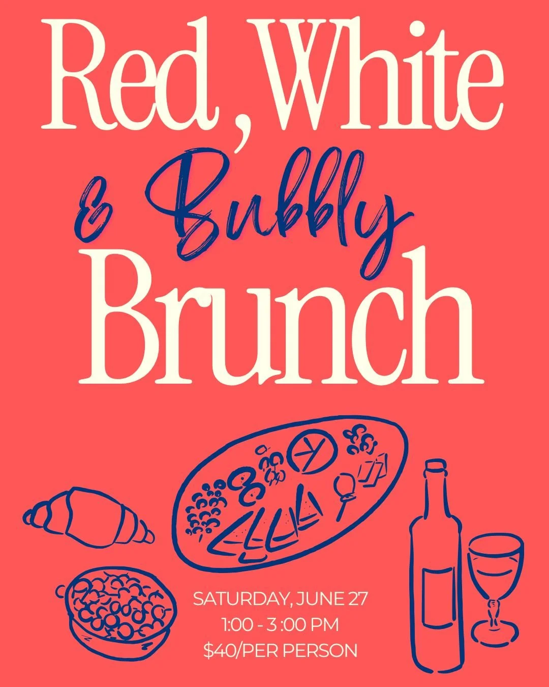 Red, White & Bubbly Brunch