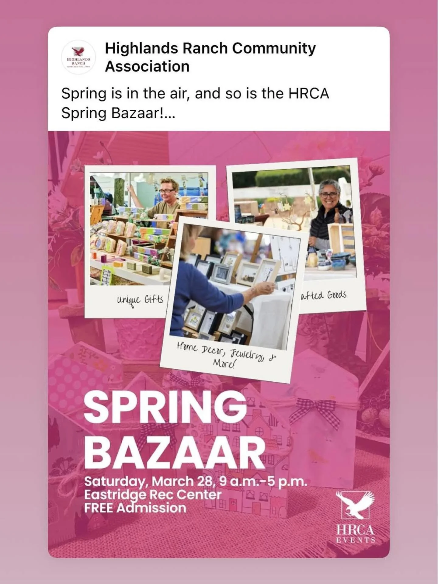 Stop by @intheranch this Saturday for some great spring shopping! It&rsquo;s the best place to find wonderful items for those Easter baskets! 🐯🧶