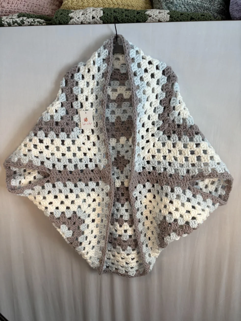 Weighted Wrap - Light Blue & Gray