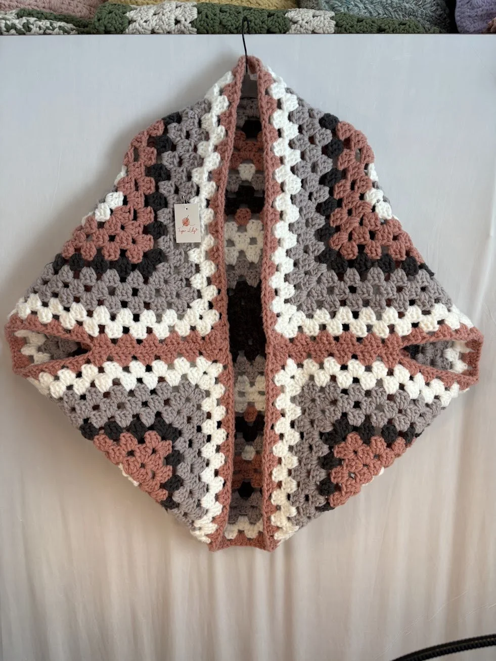 Weighted Wrap - Rose, Gray & White