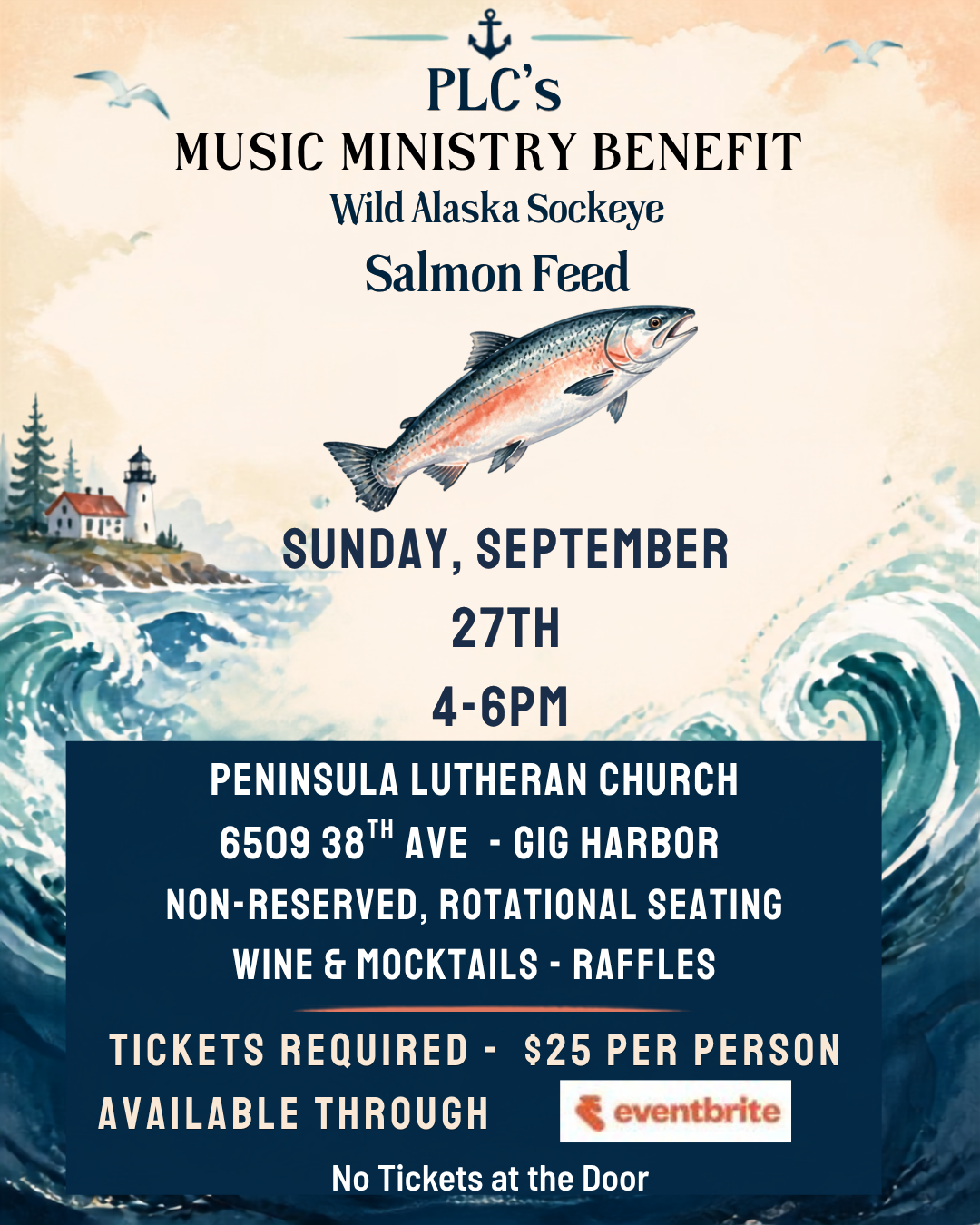 Music Benefit Salmon Feed
