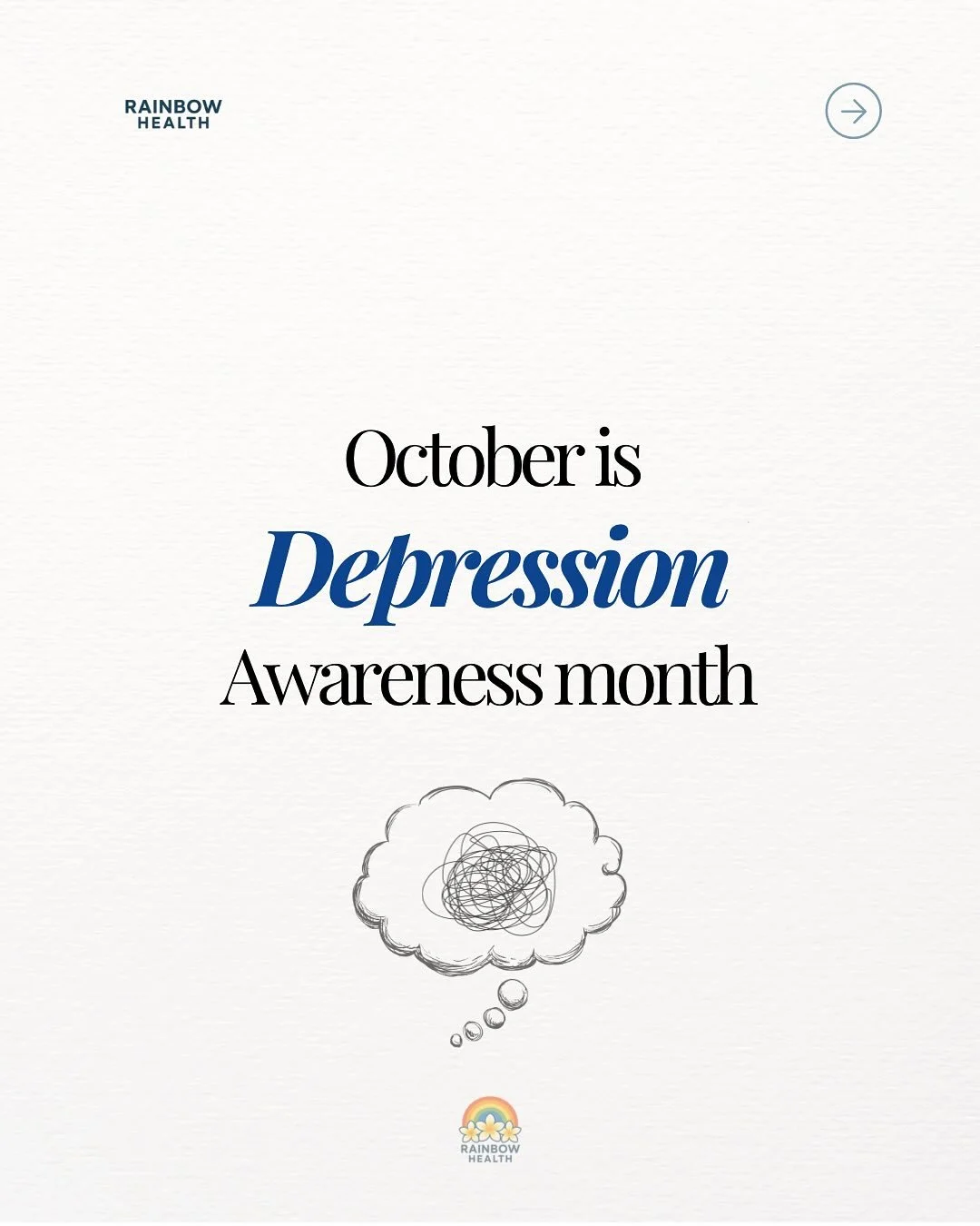 October is Depression Awareness Month.
 
Let&rsquo;s break the stigma and start recognizing the signs. It costs nothing to check in on someone our keiki, our ʻohana, and our kaiaulu. A simple &ldquo;how are you?&rdquo; and a listening ear can make al