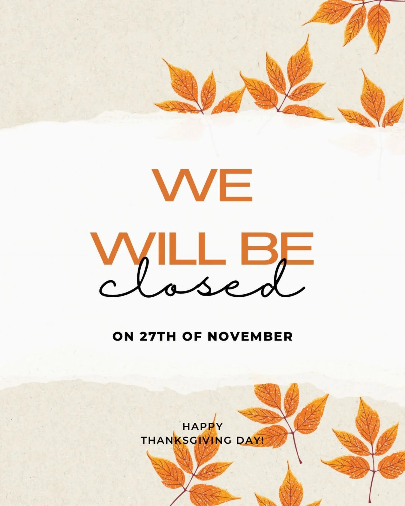 The team here at Rainbow Health want to wish everyone an amazing and thankful thanksgiving, and a little reminder that we will be closed tomorrow the 27th and Friday the 28th. Normal operating hours will continue Monday, December 1st 2025🧡 

Happy t