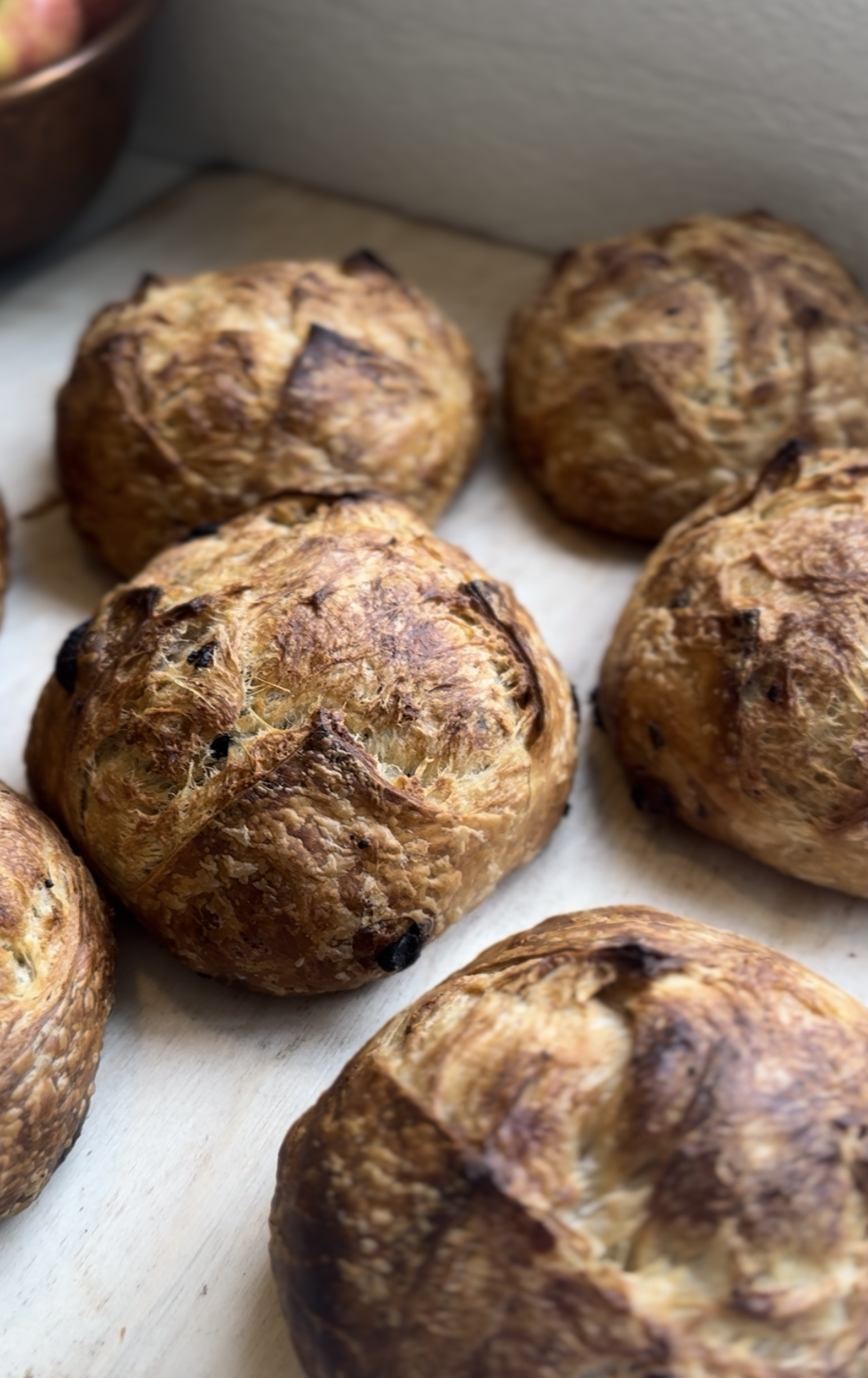 Sourdough Mama Mini Chocolate Croissant Loaves Organic Simple Recipe for Valentines Day Gifting