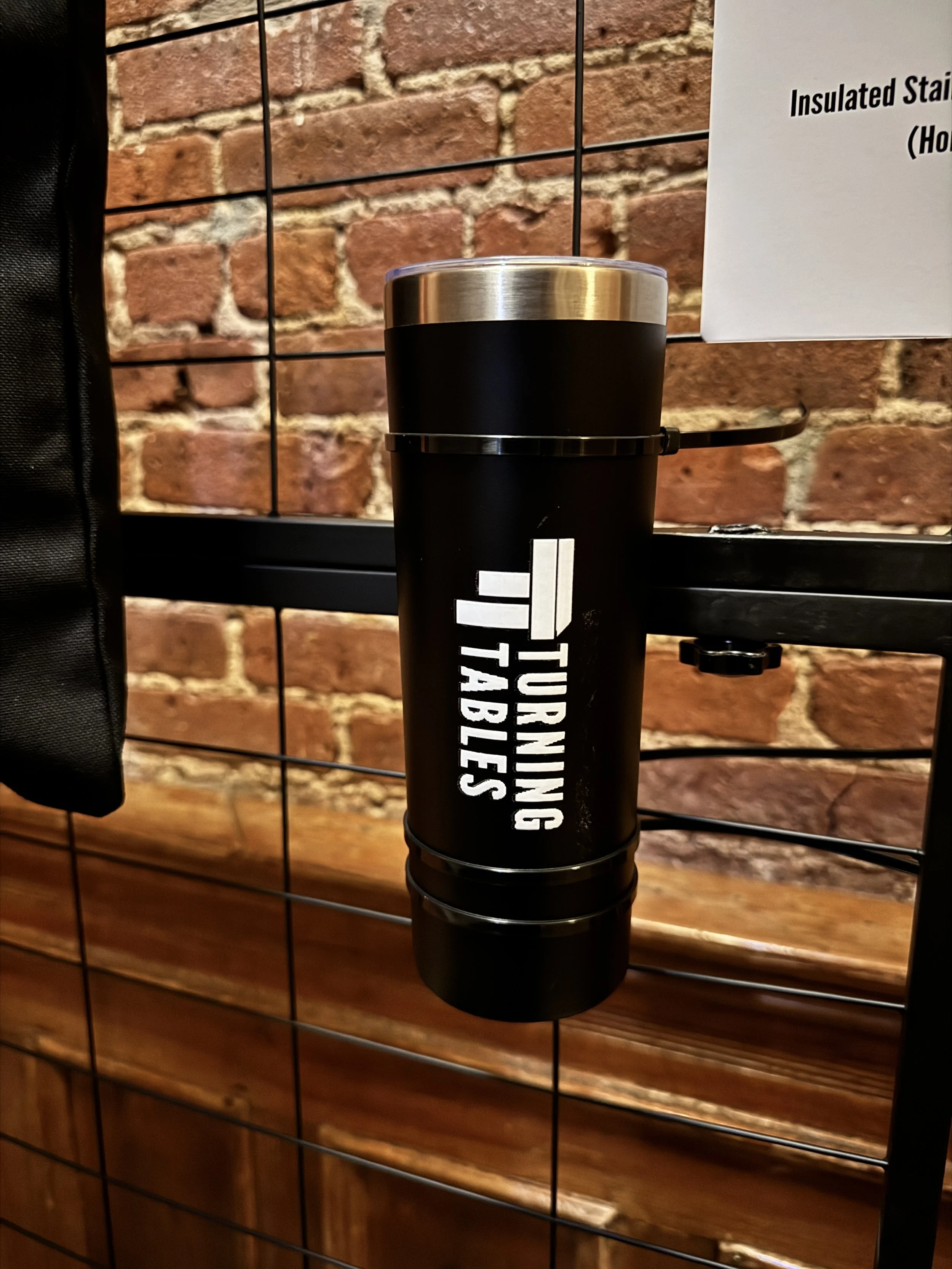 TURNING TABLES WATER BOTTLE