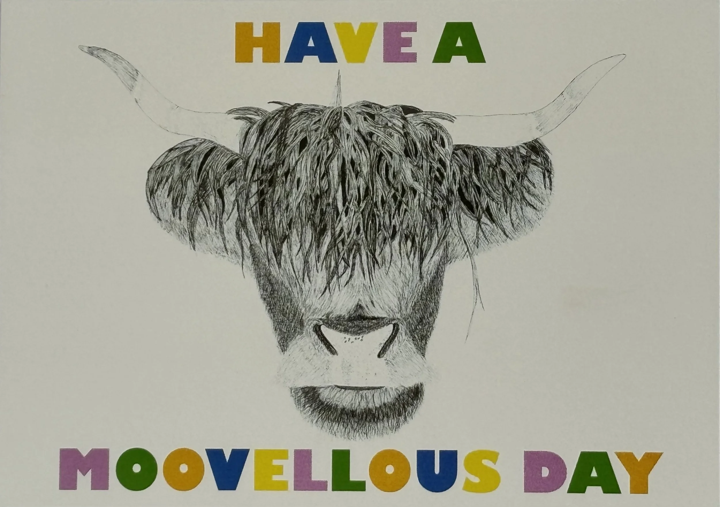 Have a Moovellous Day Greeting Card - A6 size - Pack of 8