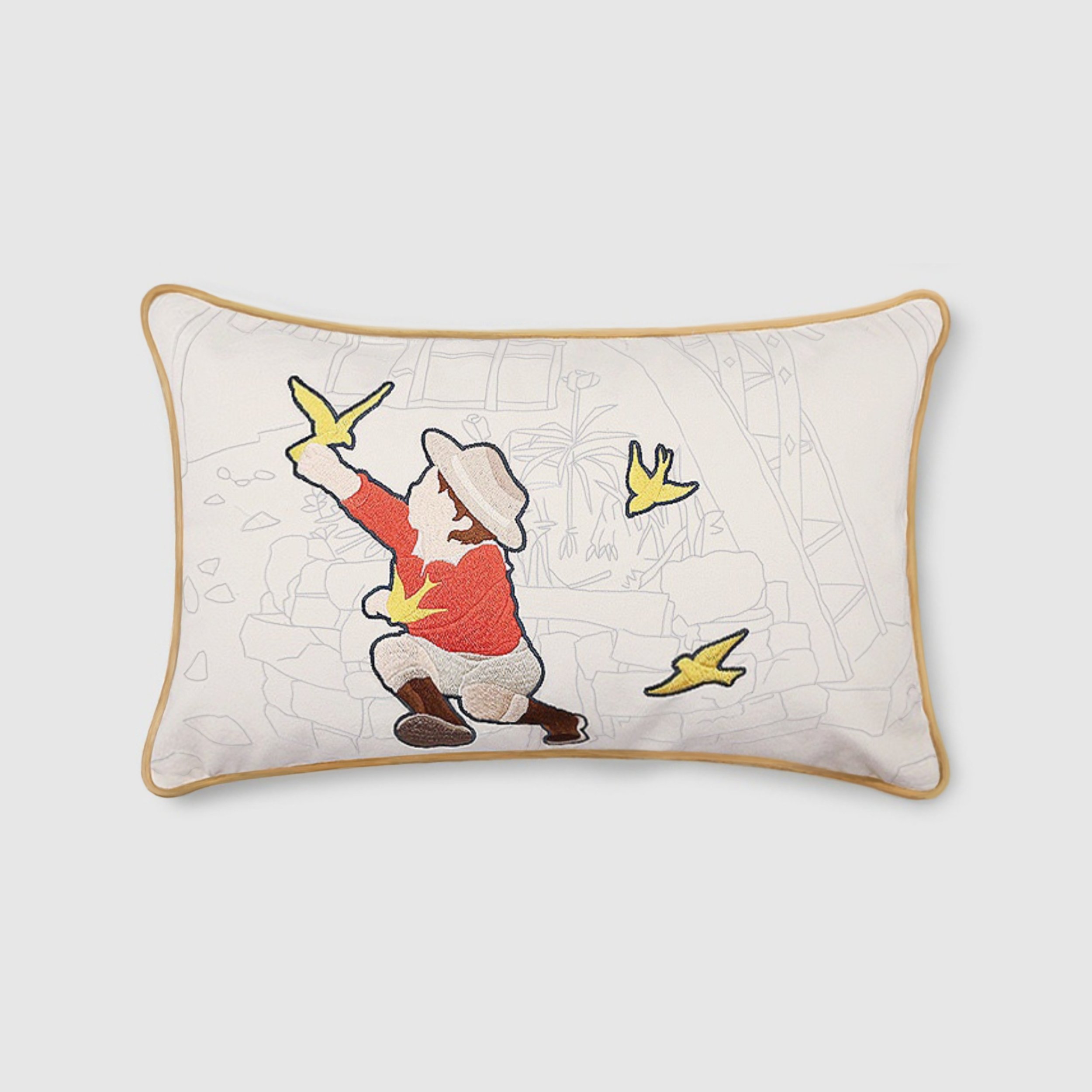 Wild Corner Lumbar Pillow